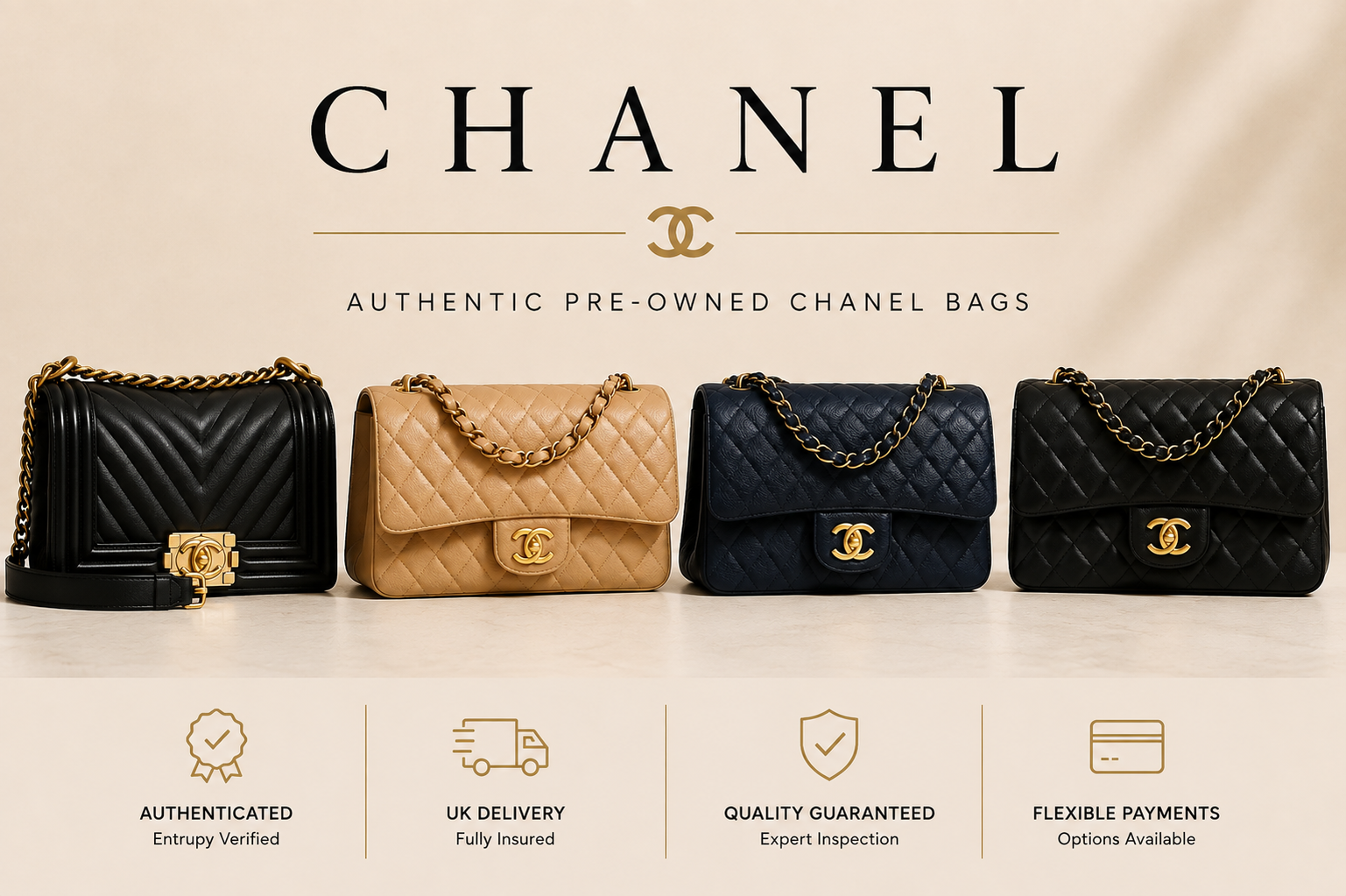 Authentic Pre-Owned Chanel Bags Collection