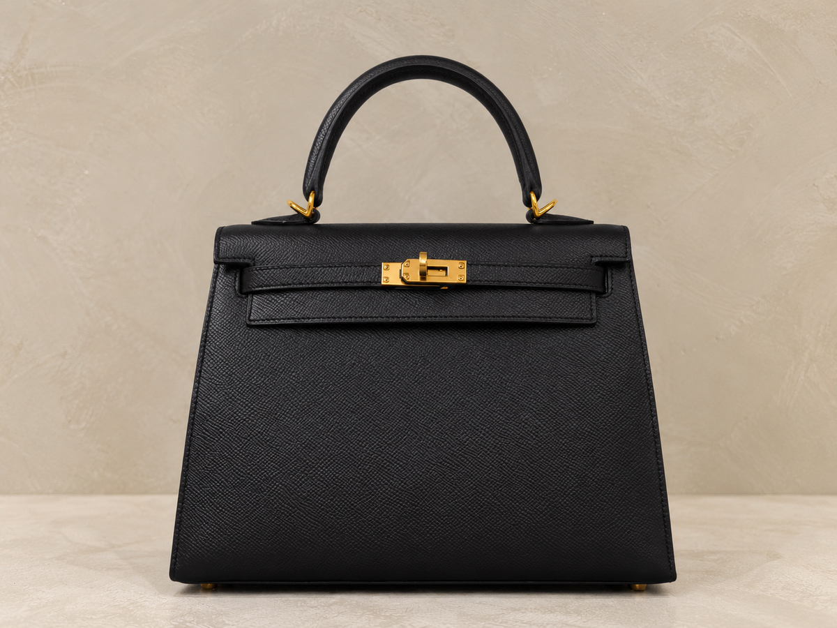Hermes Kelly Sellier 25 Epsom Gold Hardware