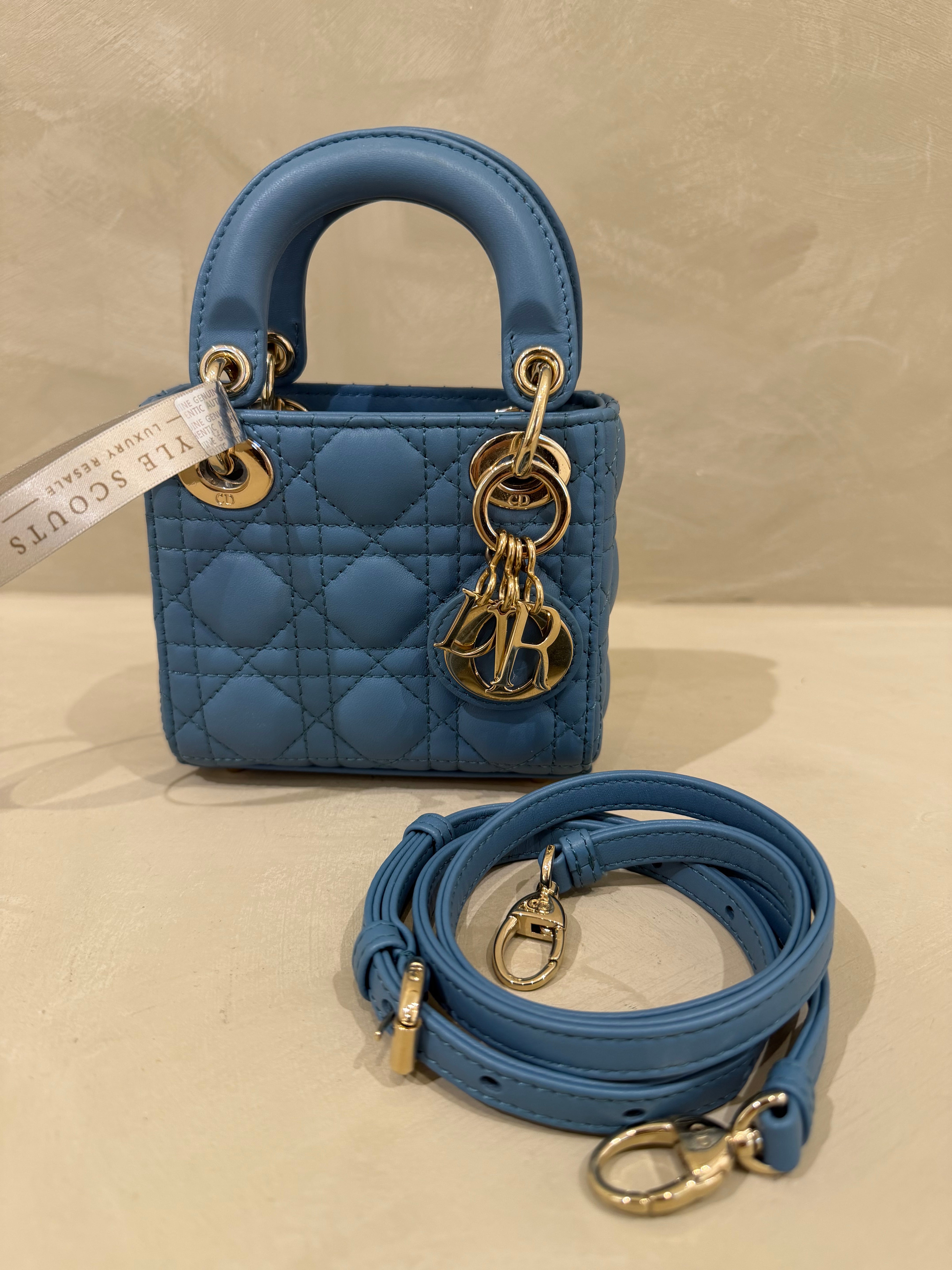 Dior Lady Micro Mini Blue