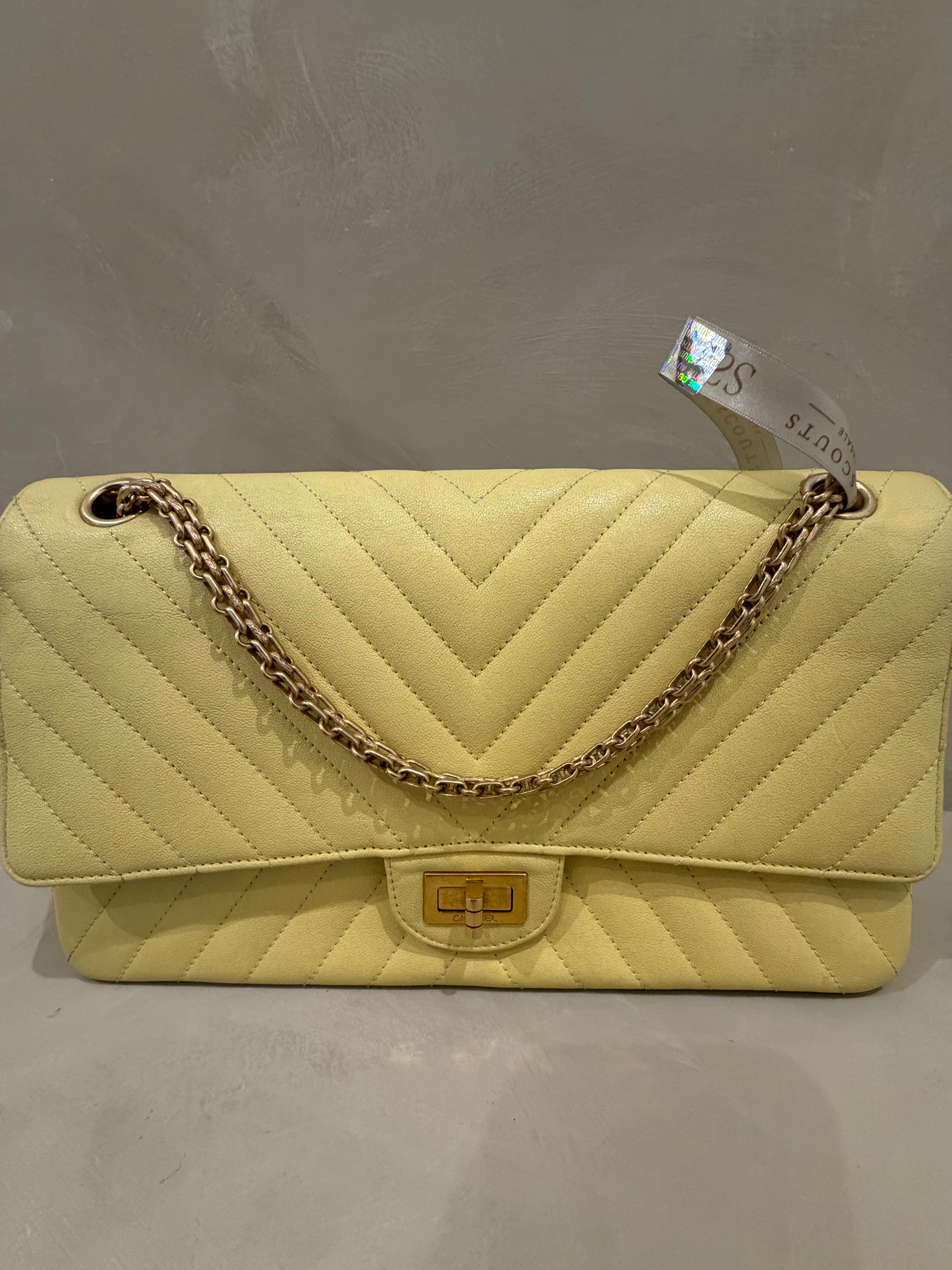Chanel Reissue 2.55 | Dark Calfskin | Gold Hardware | Good