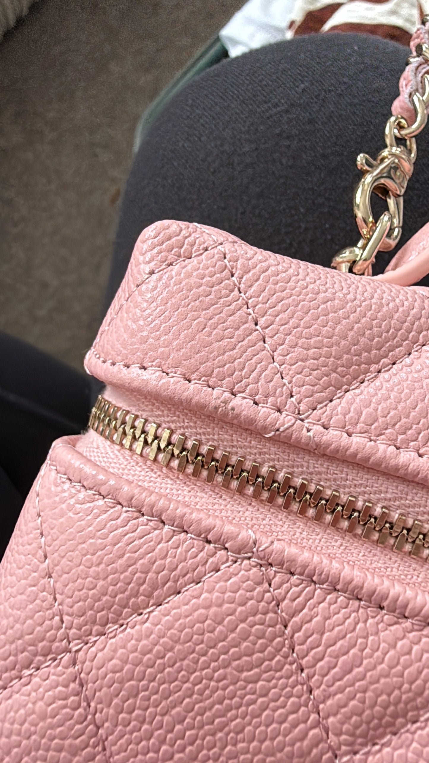 Chanel Vanity Case Bag Pink