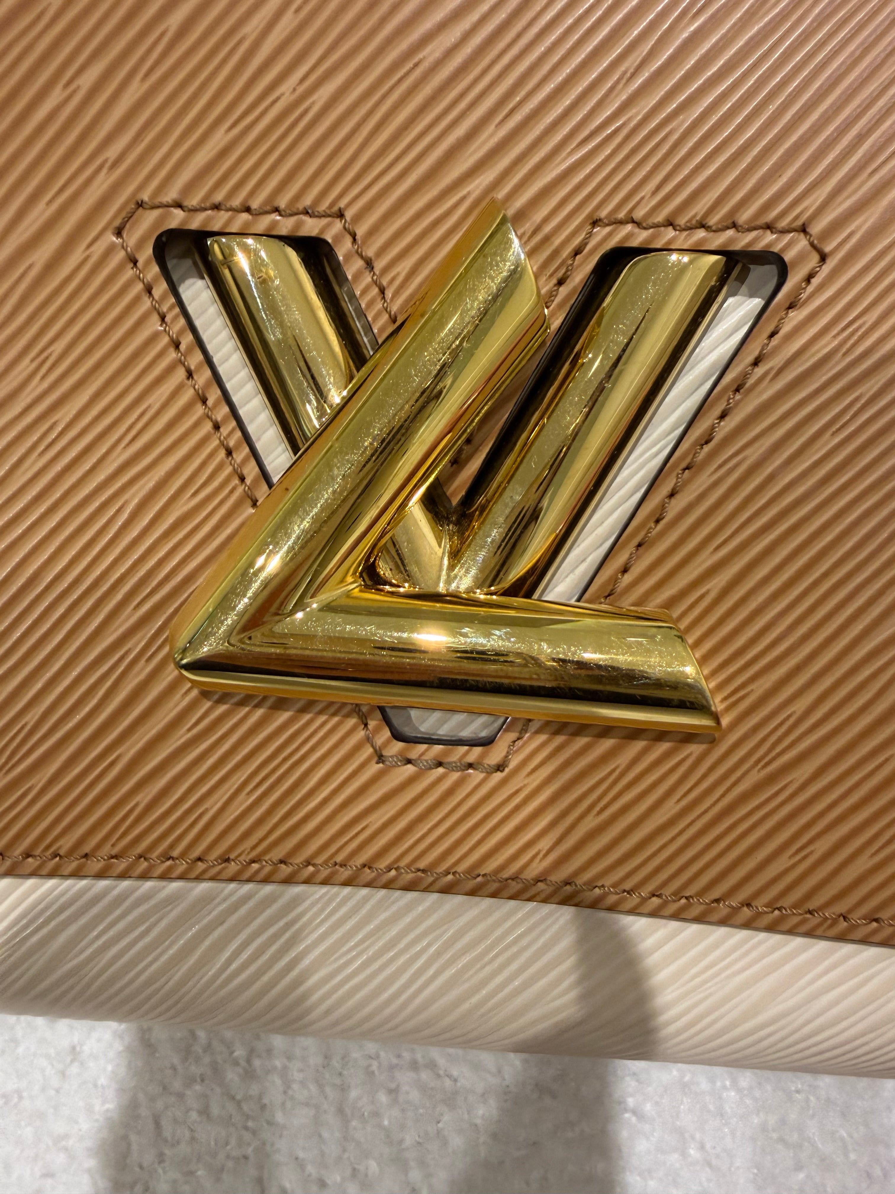 Louis Vuitton Twist | Cream & Tan | Gold Hardware | Good
