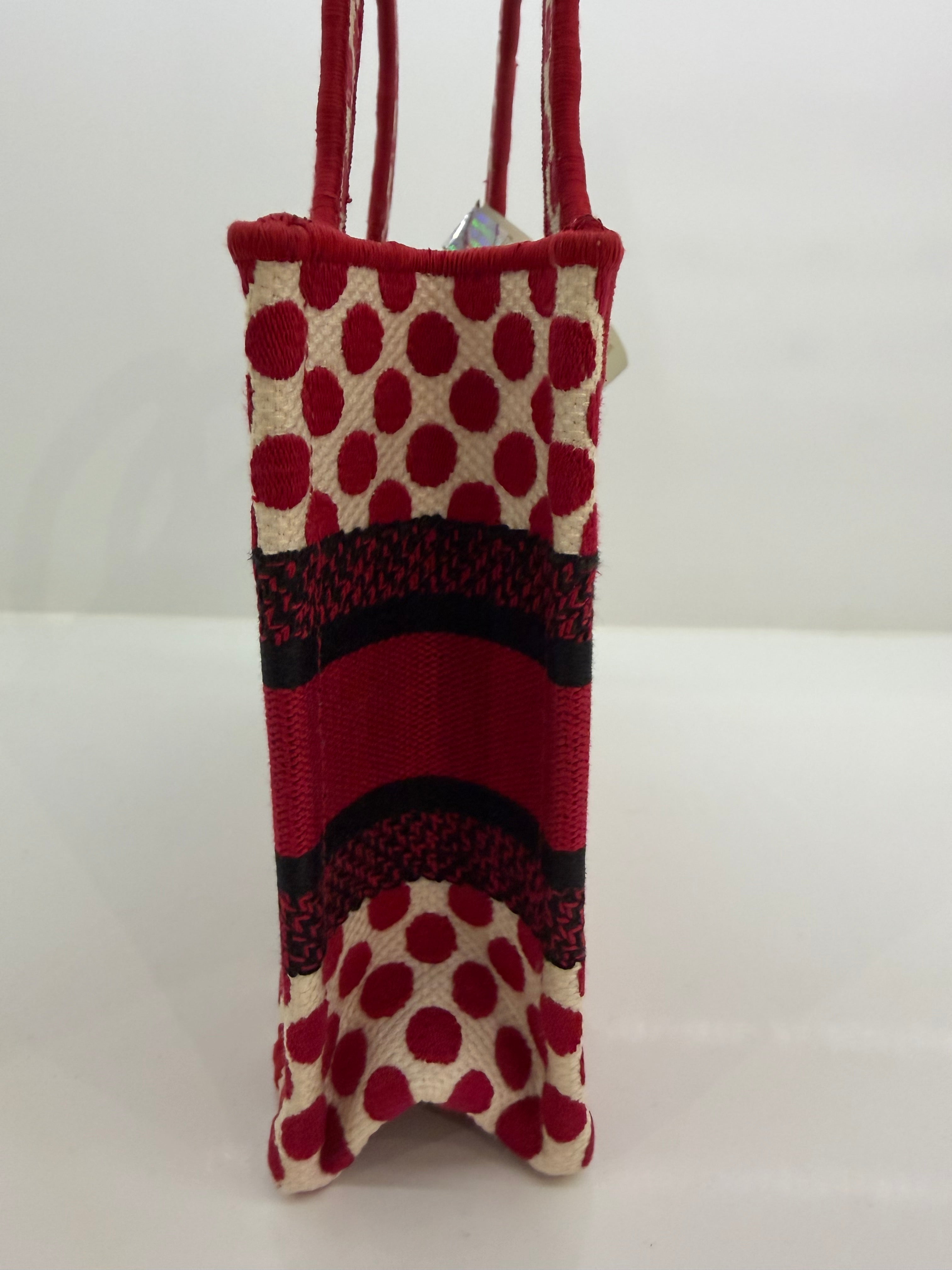 Dior Mini Dior Amour Book Tote Red