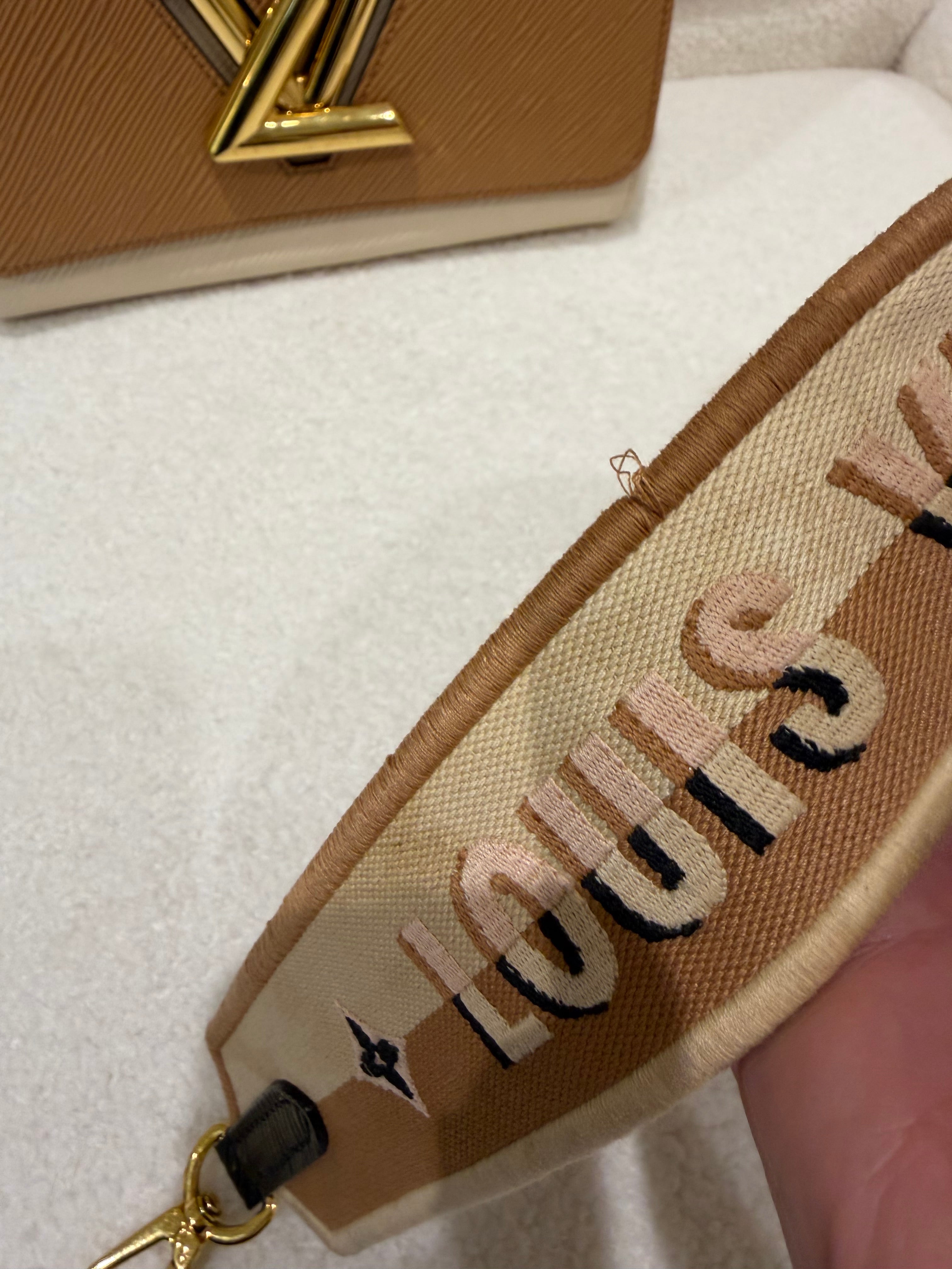 Louis Vuitton Twist | Cream & Tan | Gold Hardware | Good