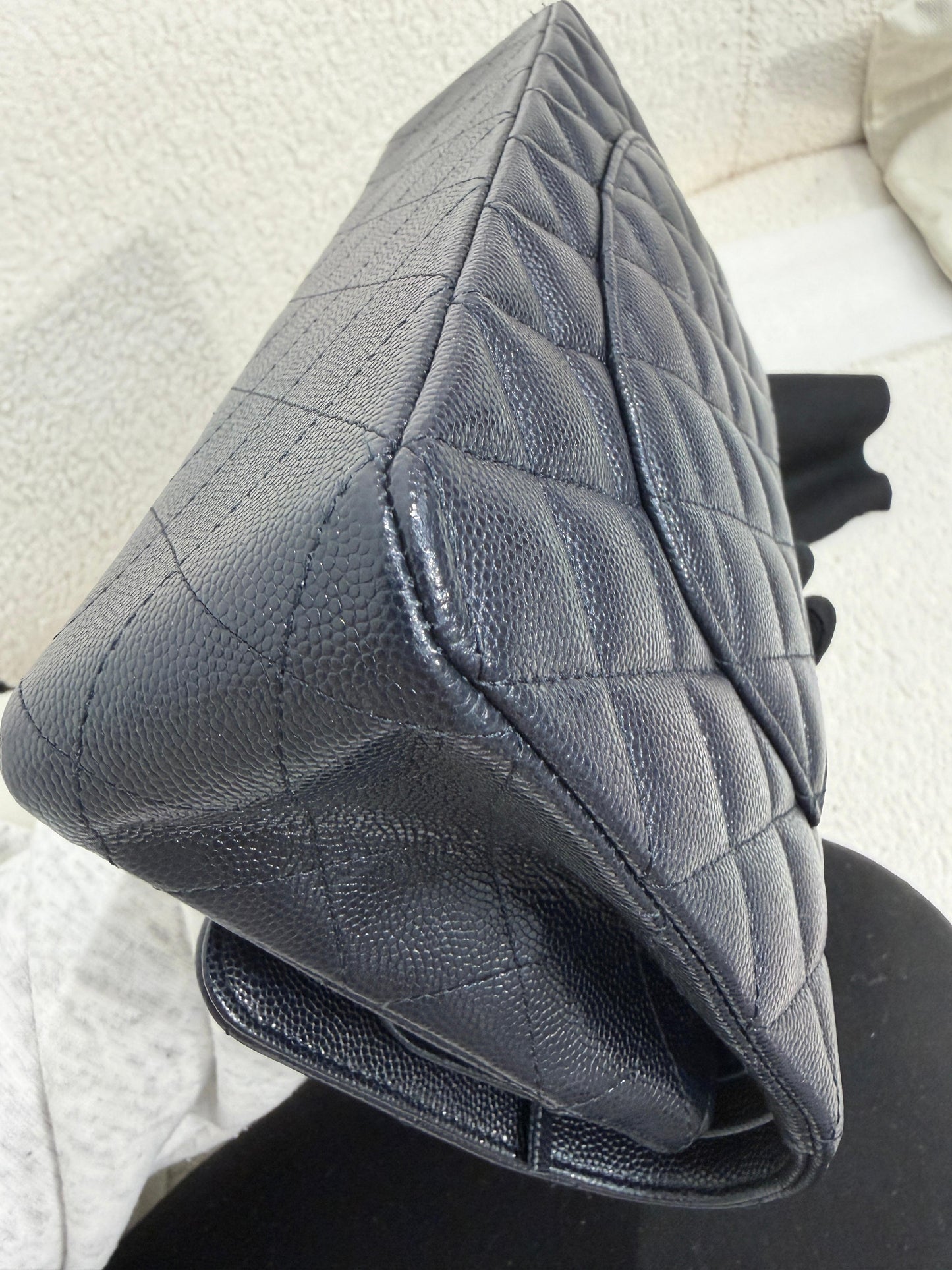 Chanel Medium Classic Flap Dark Navy