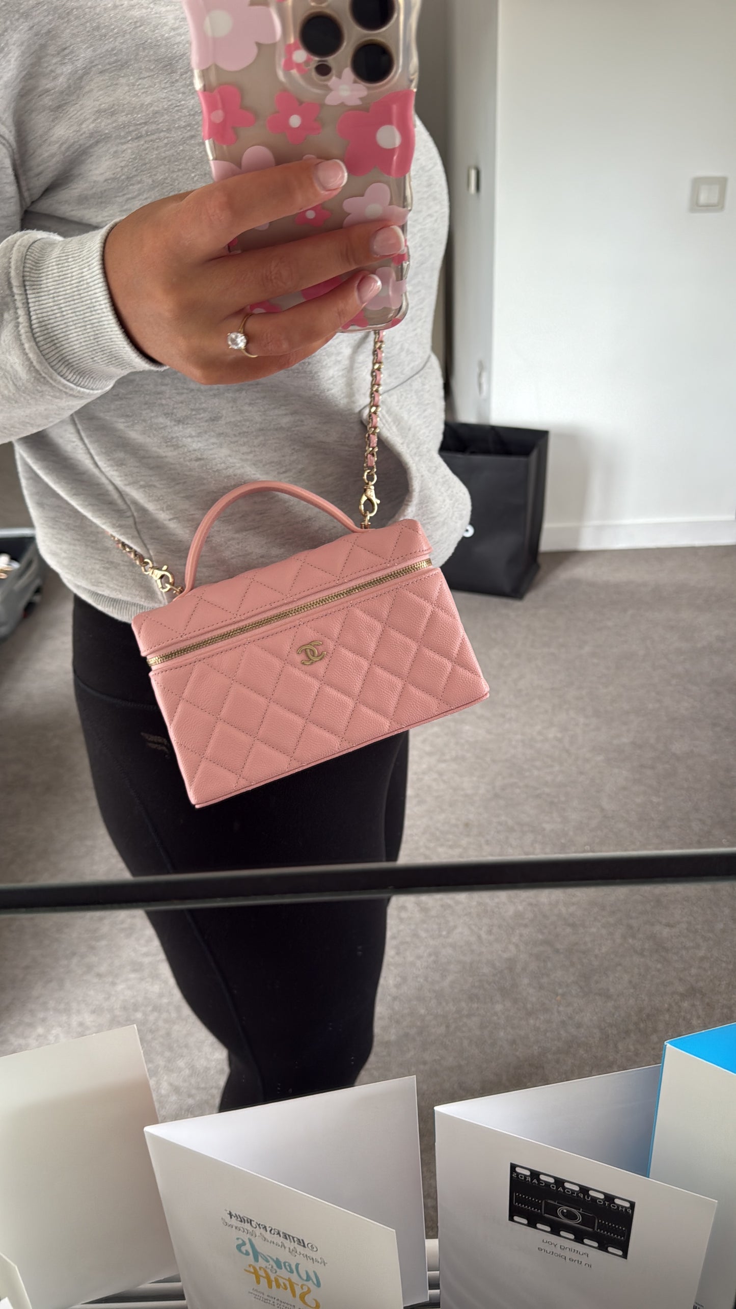 Chanel Vanity Case Bag Pink