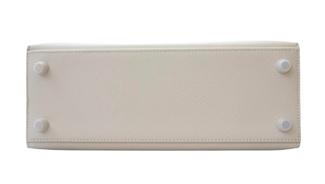 Hermes Kelly 25 Craie Sellier