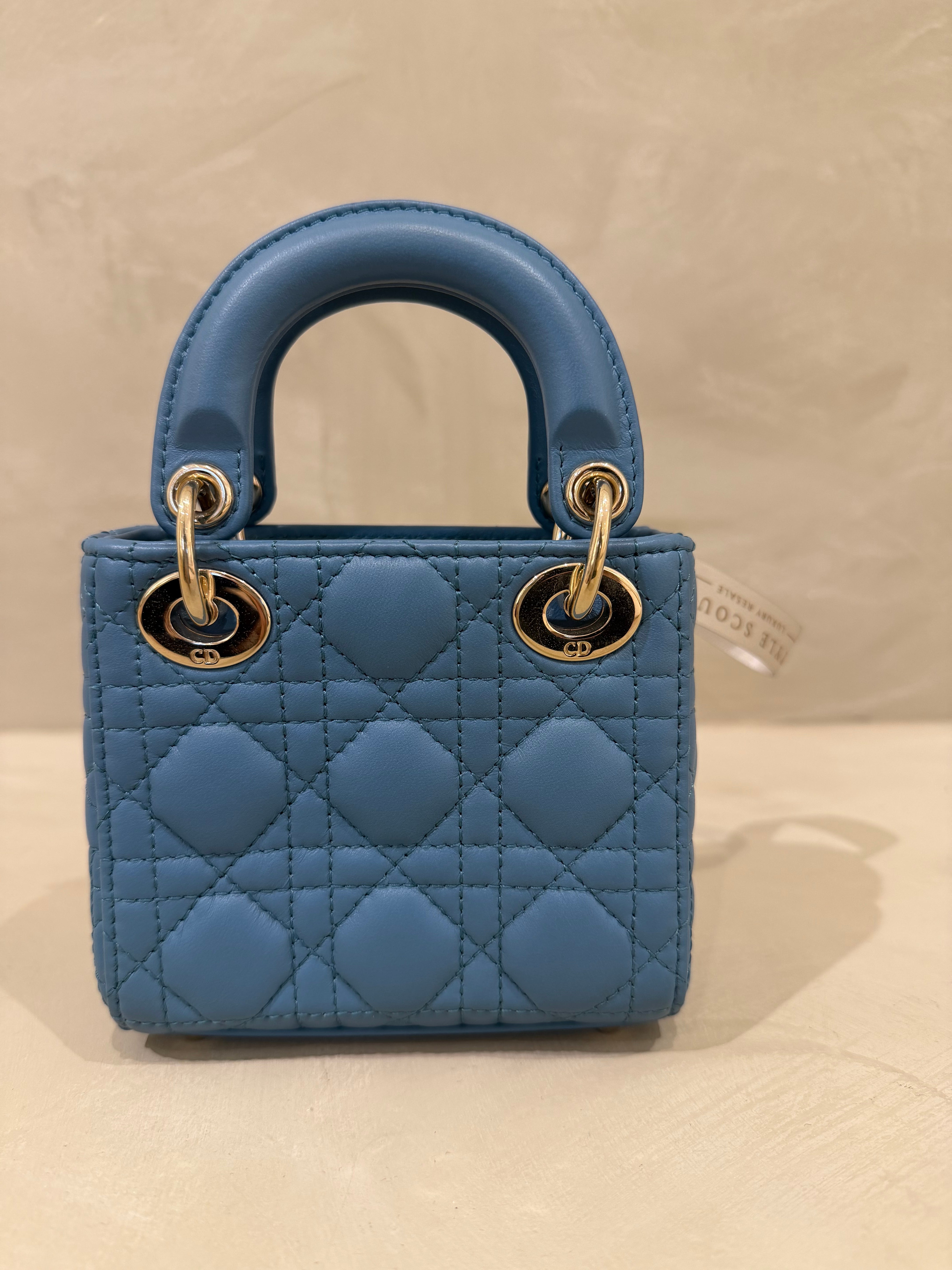 Dior Lady Micro Mini Blue