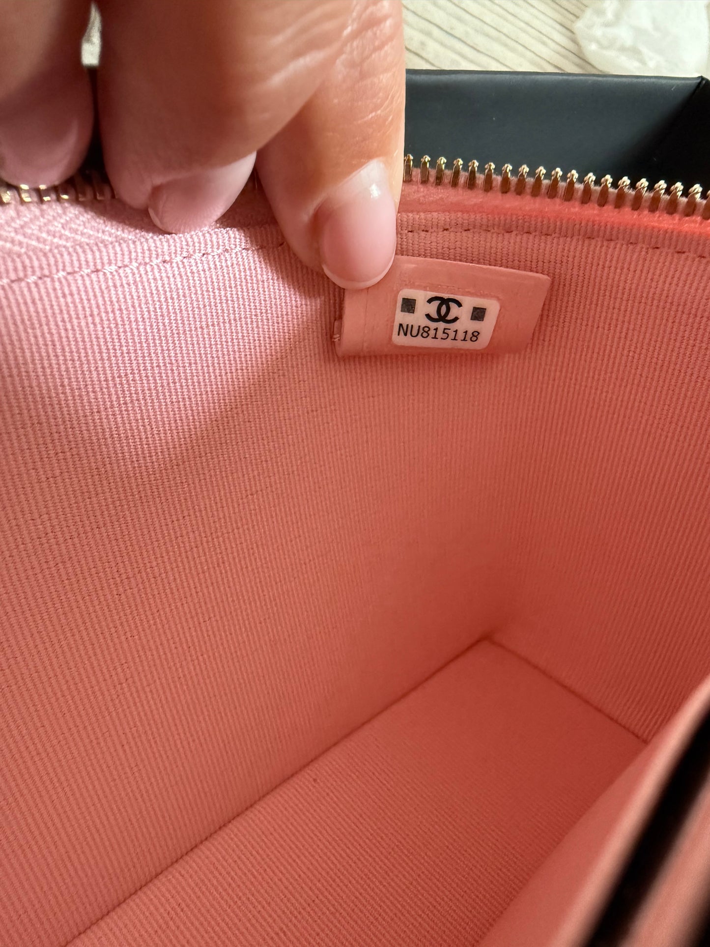 Chanel Vanity Case Bag Pink
