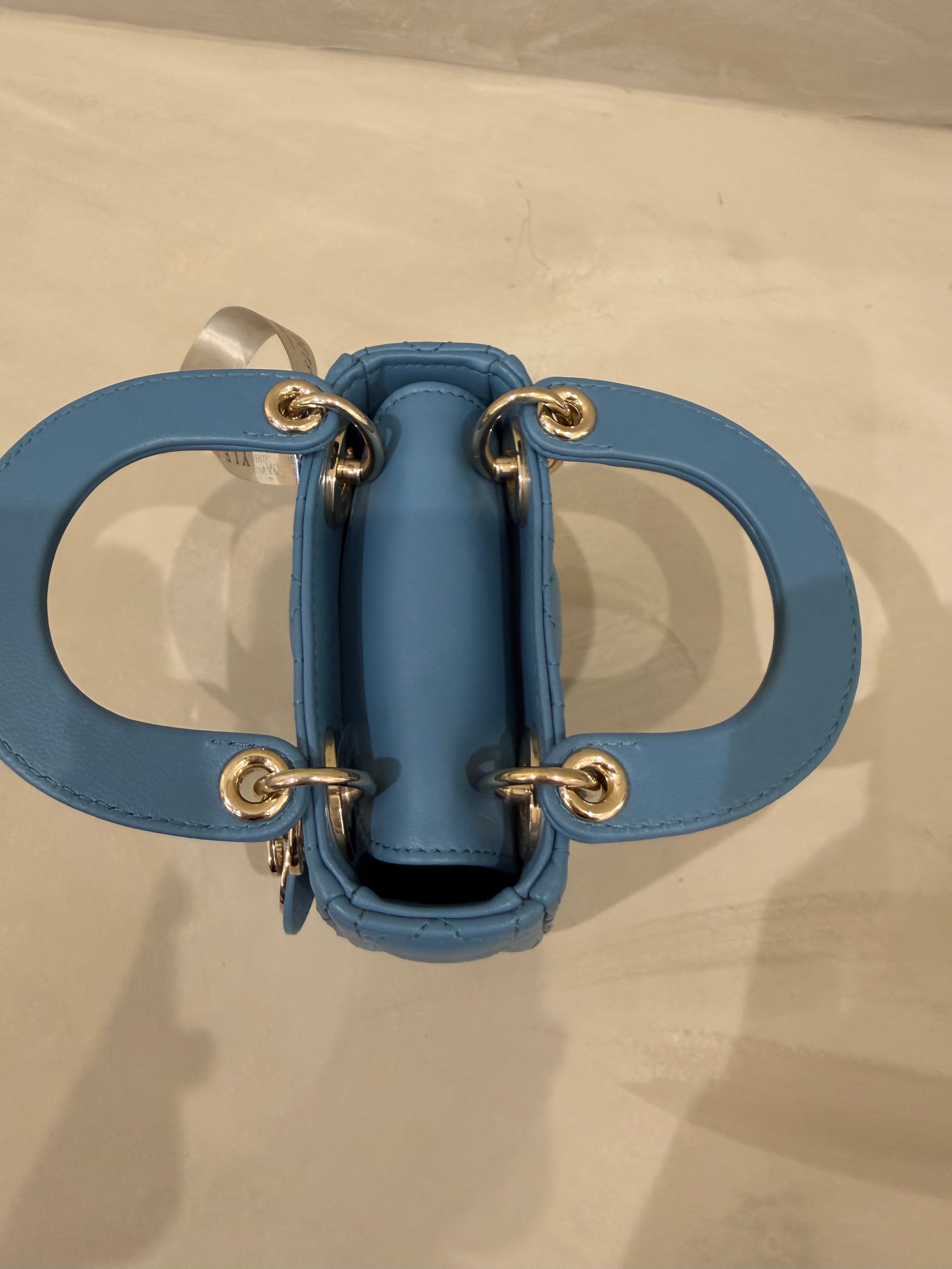 Dior Lady Micro Mini Blue
