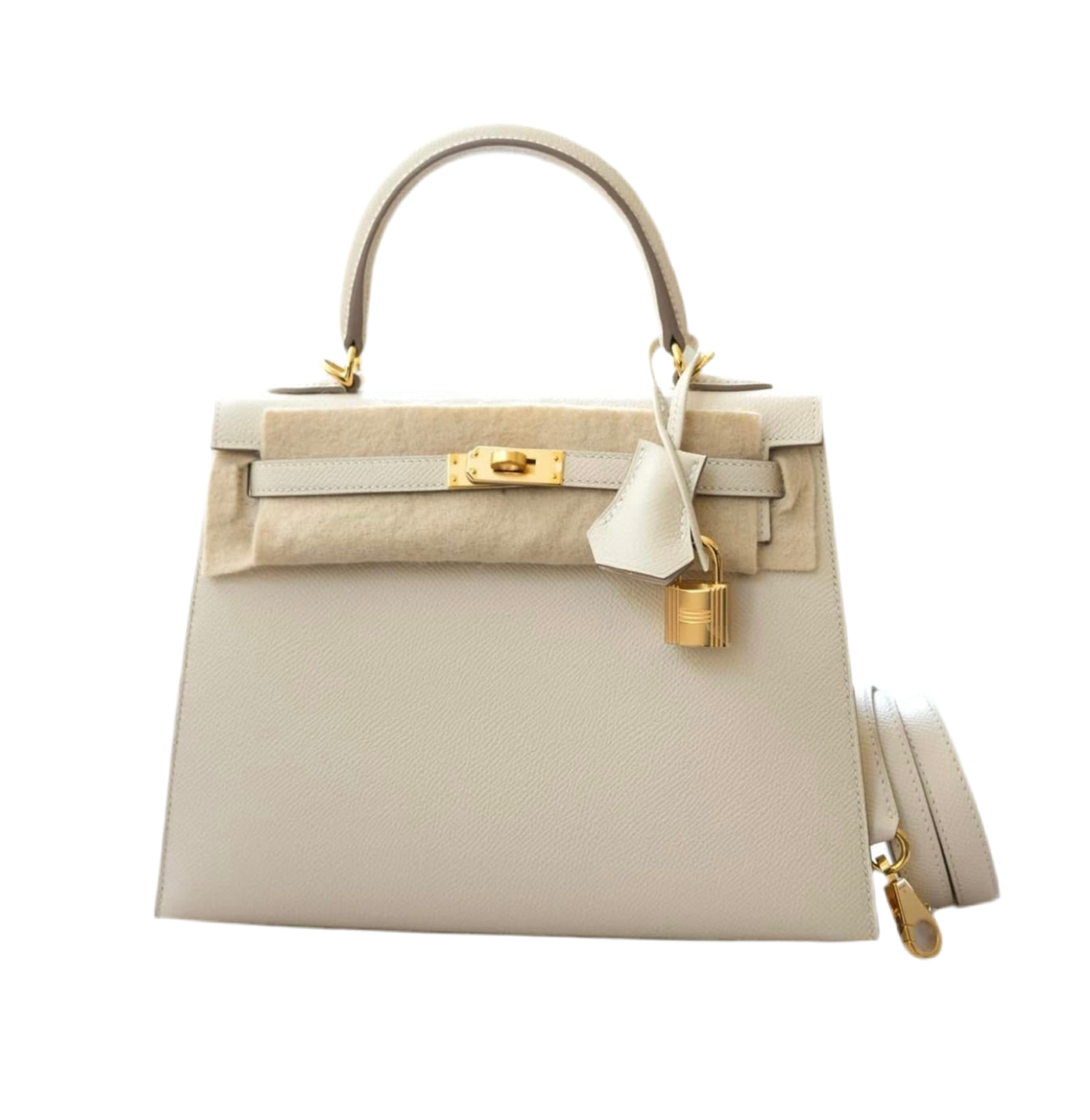 Hermes Kelly 25 Craie Sellier