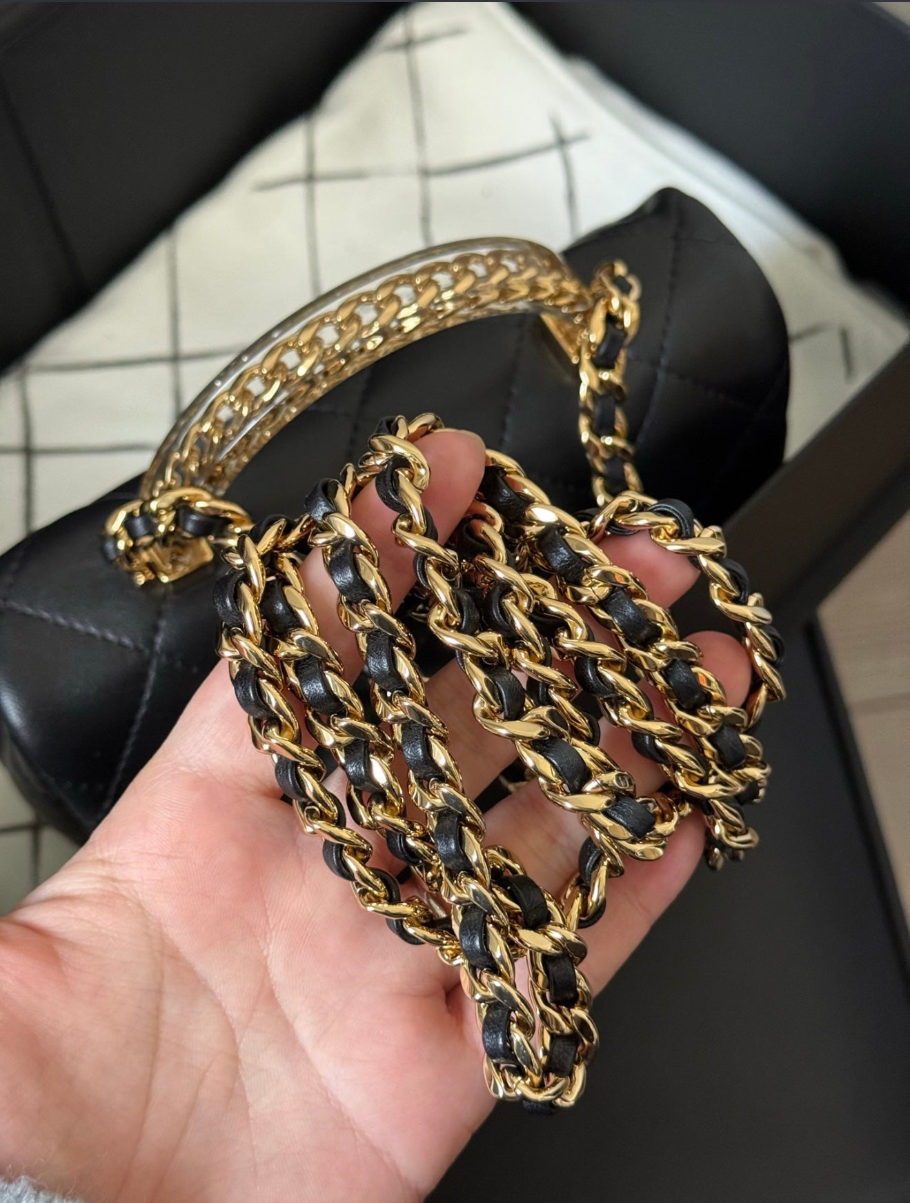 Chanel Mini Top Handle Bag