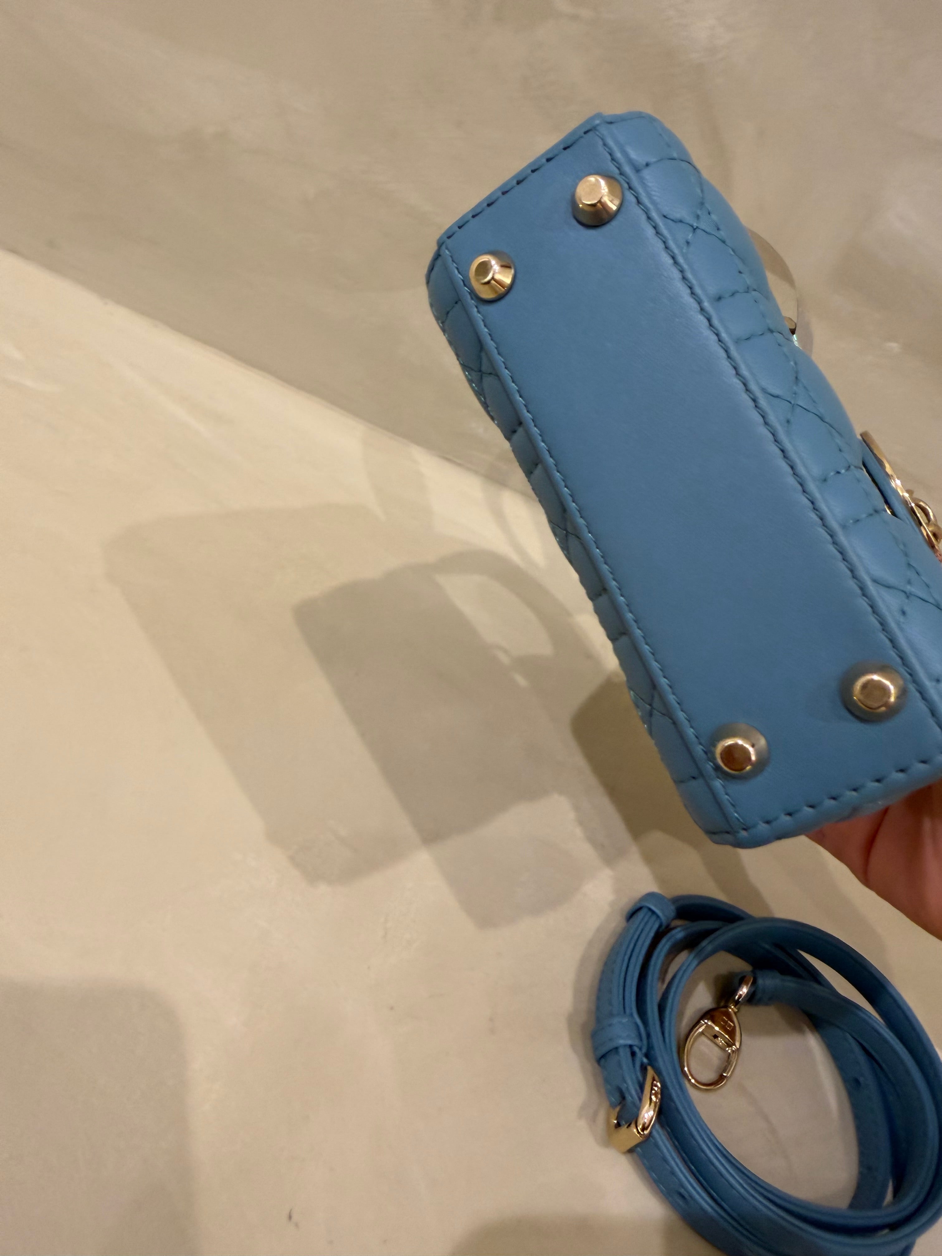 Dior Lady Micro Mini Blue