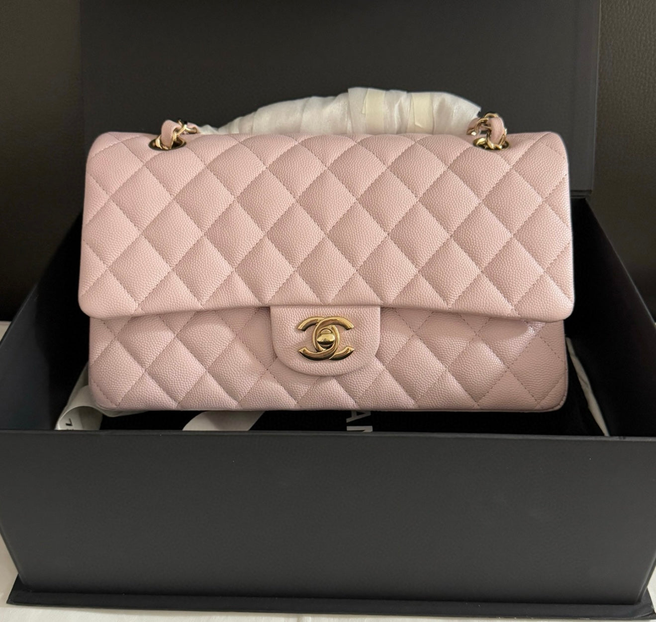 Chanel Medium 21S Double Flap Pink