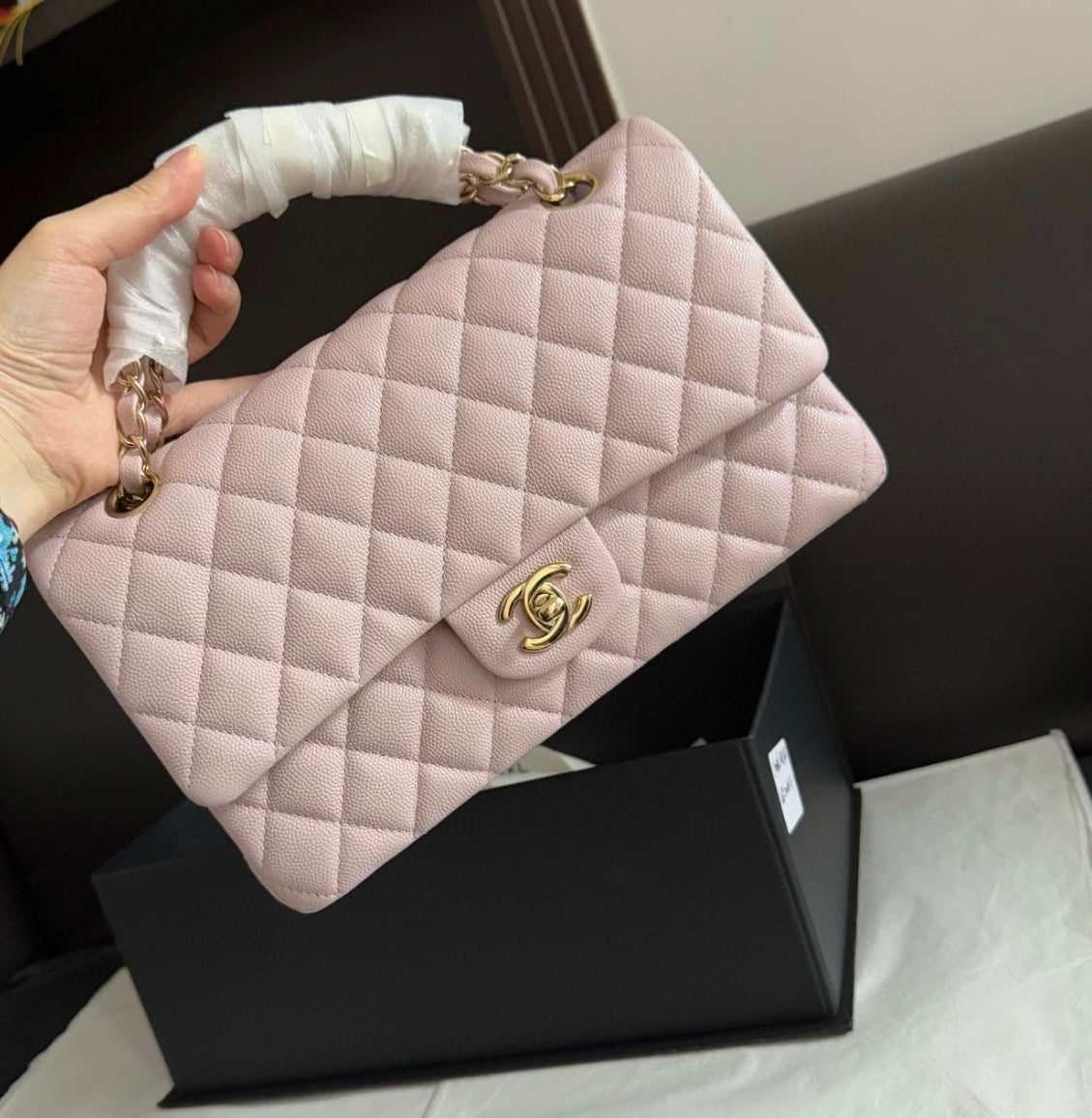 Chanel Medium 21S Double Flap Pink