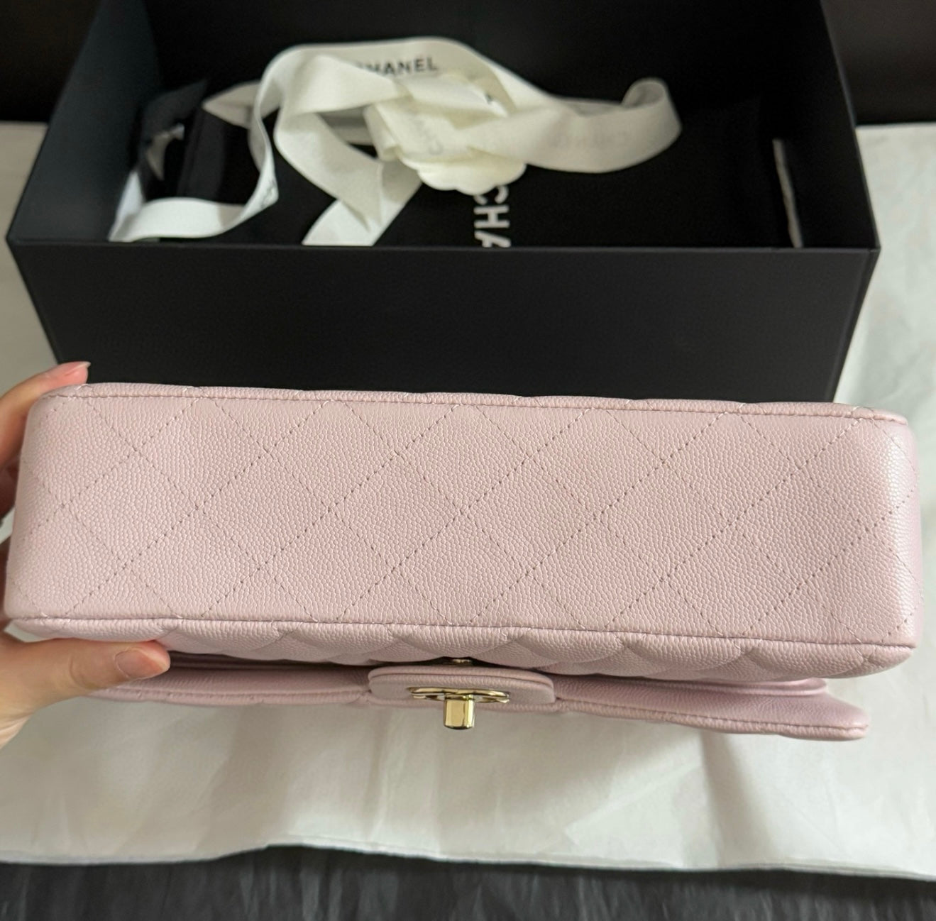 Chanel Medium 21S Double Flap Pink