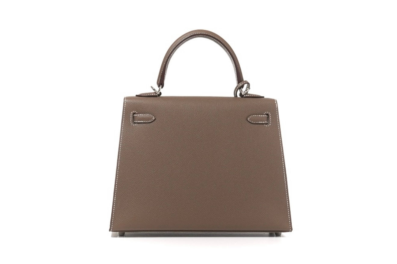 Hermes Kelly 25 Etoupe Sellier