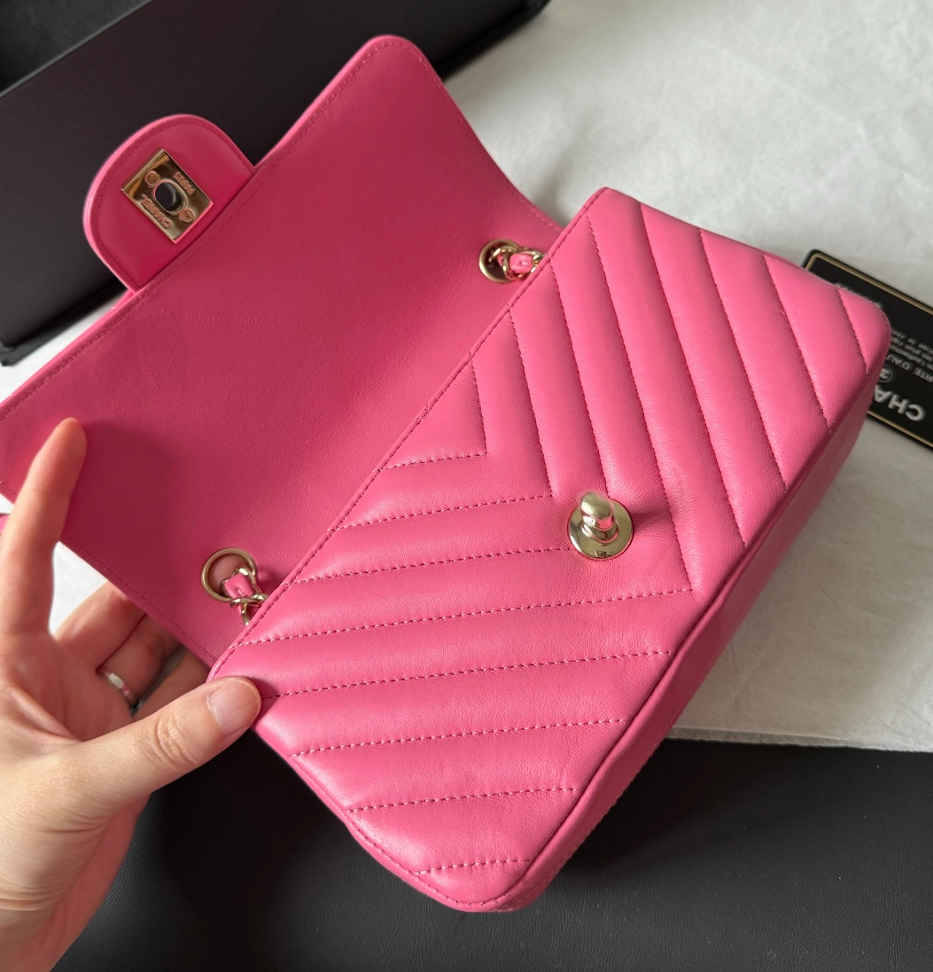 Chanel Mini Chevron Bag