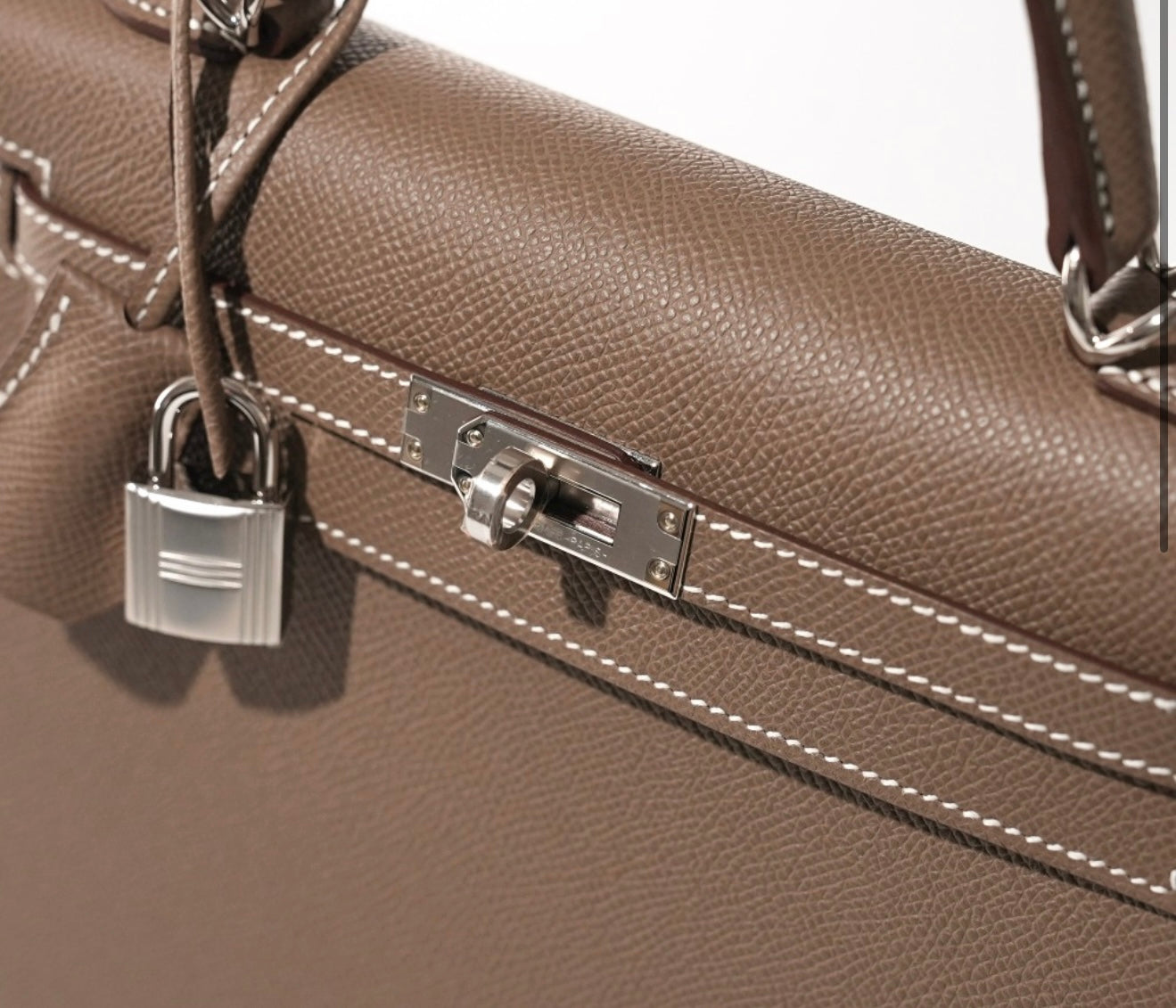 Hermes Kelly 25 Etoupe Sellier