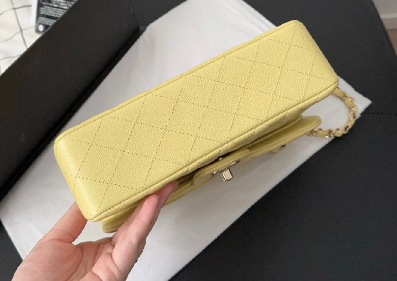 Chanel Small Classic Flap Yellow