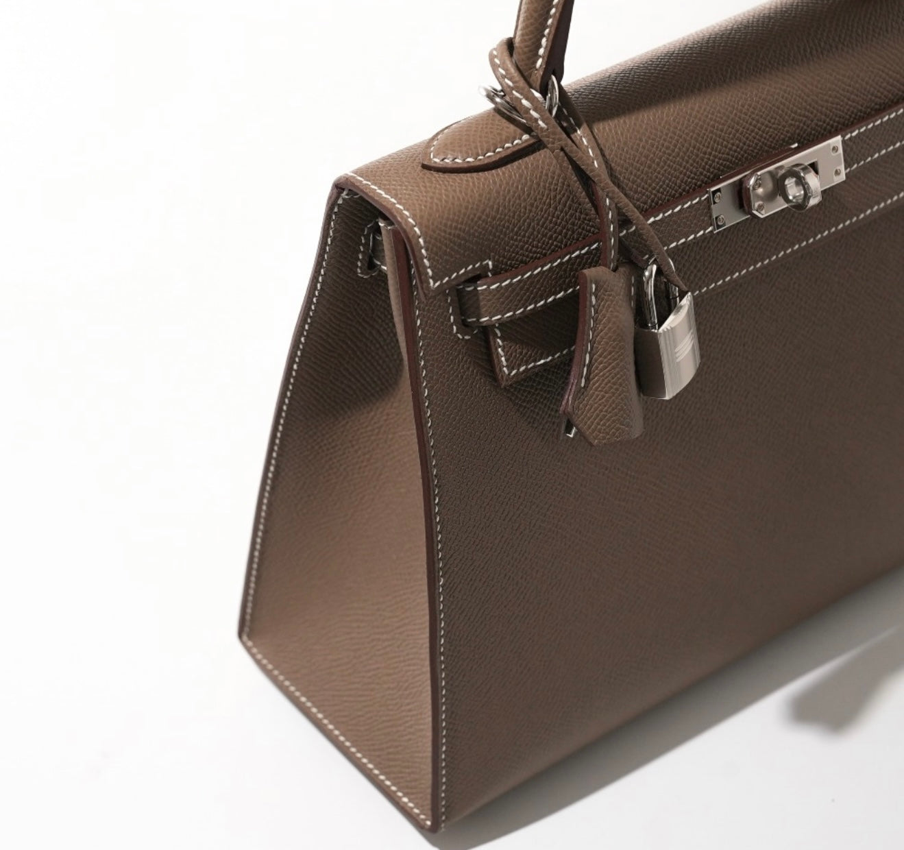 Hermes Kelly 25 Etoupe Sellier