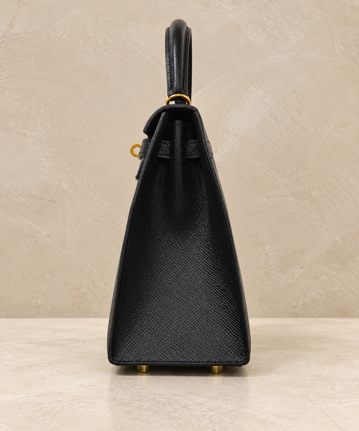 Hermes Kelly Sellier 25 Epsom Gold Hardware