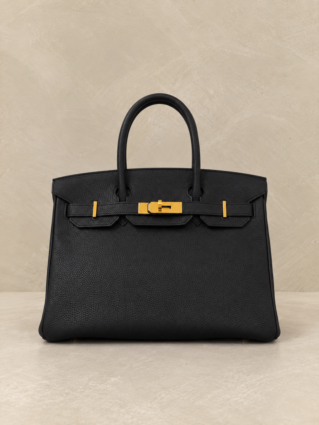 The Hermès Birkin 30 Black Gold Hardware Kept Unused 2015