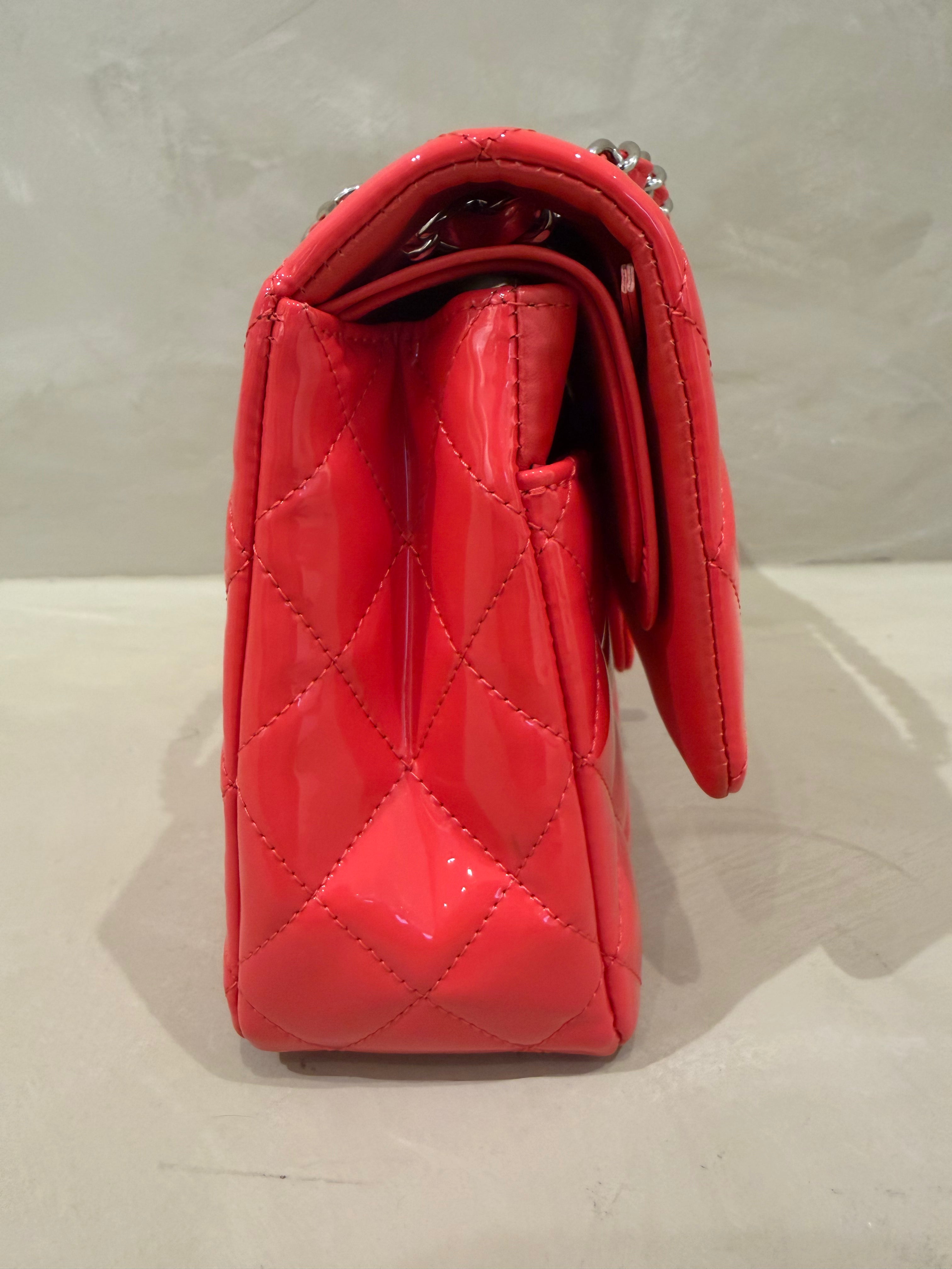 Chanel Medium Patent Classic Flap Bag
