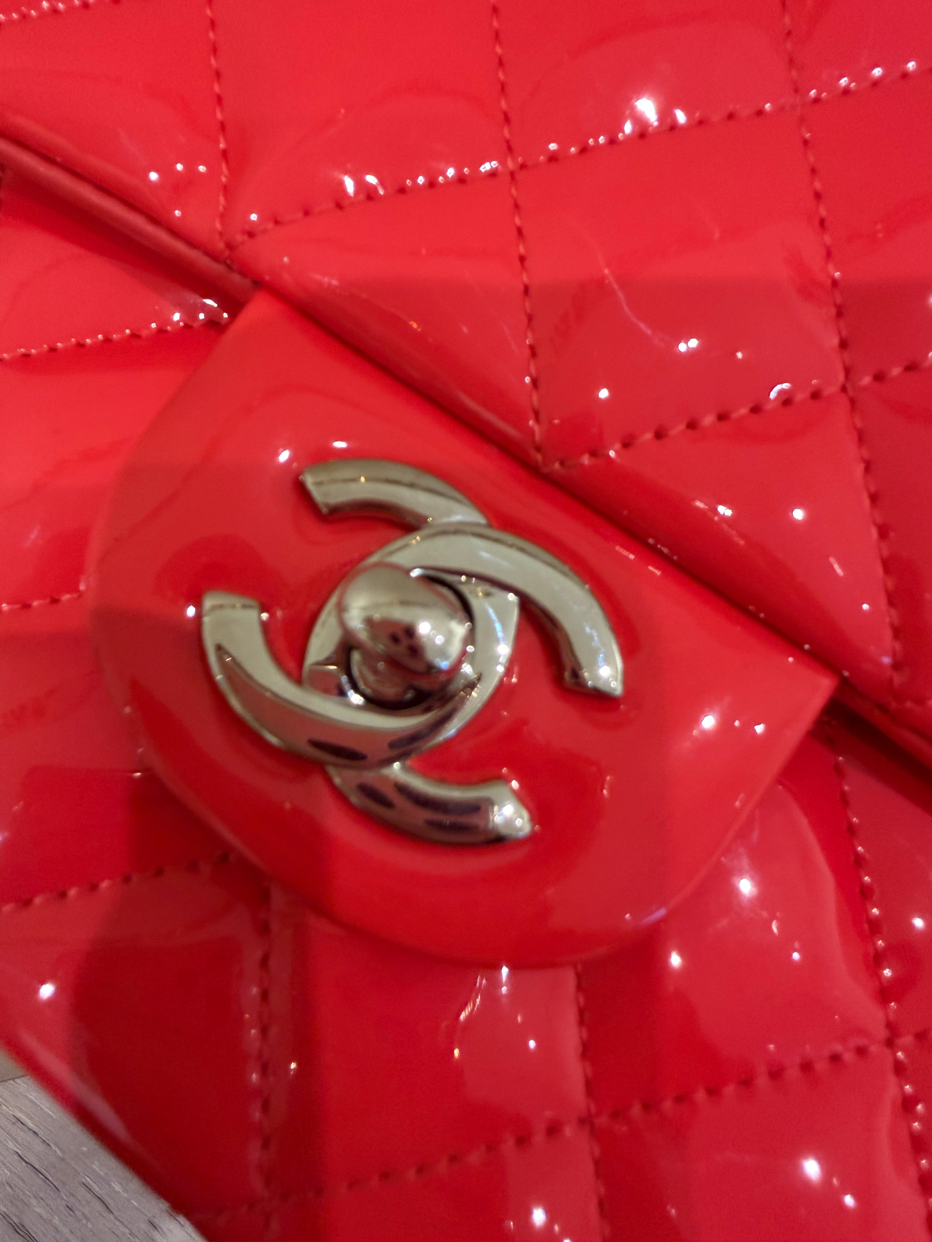 Chanel Medium Patent Classic Flap Bag