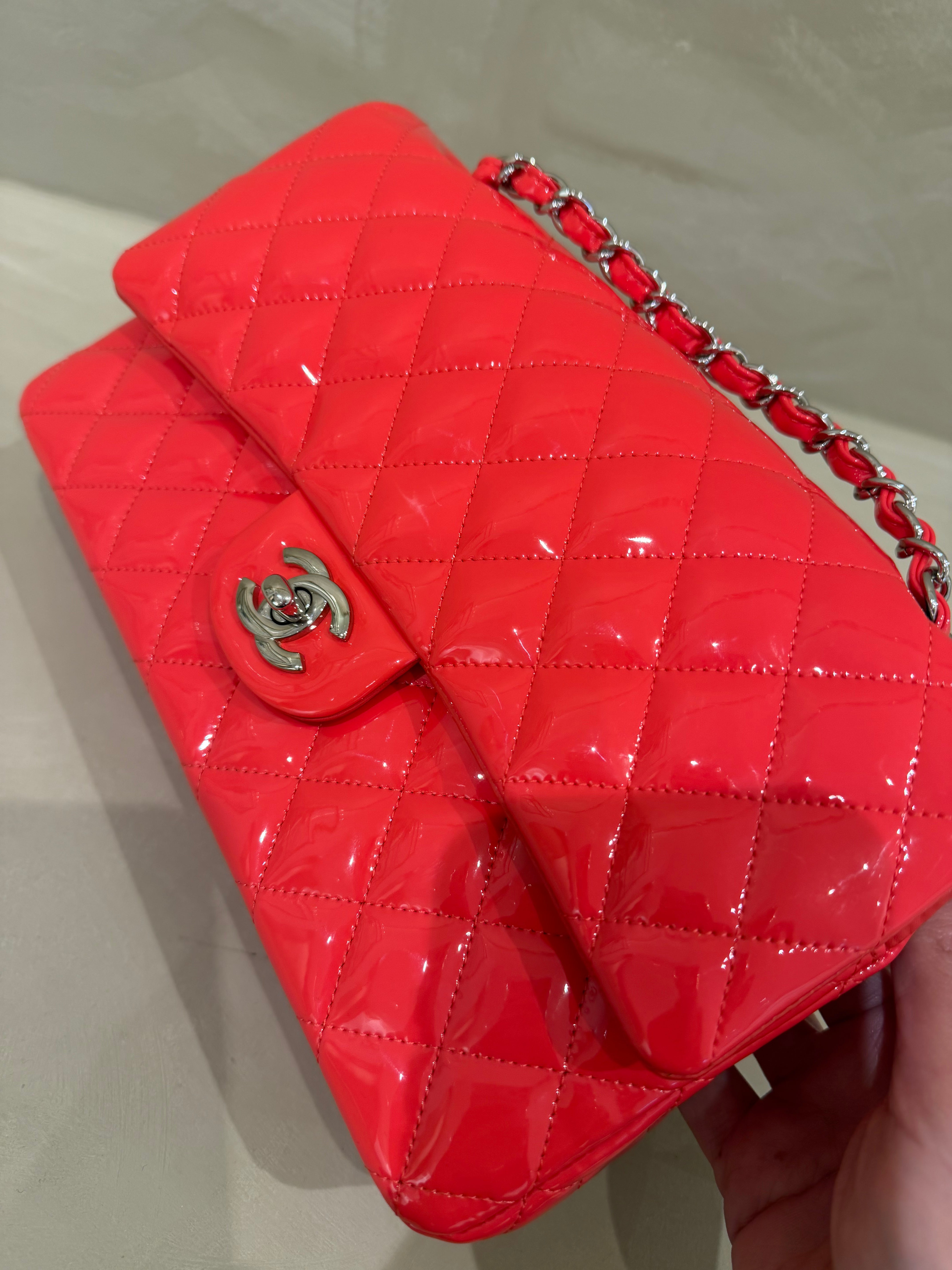 Chanel Medium Patent Classic Flap Bag