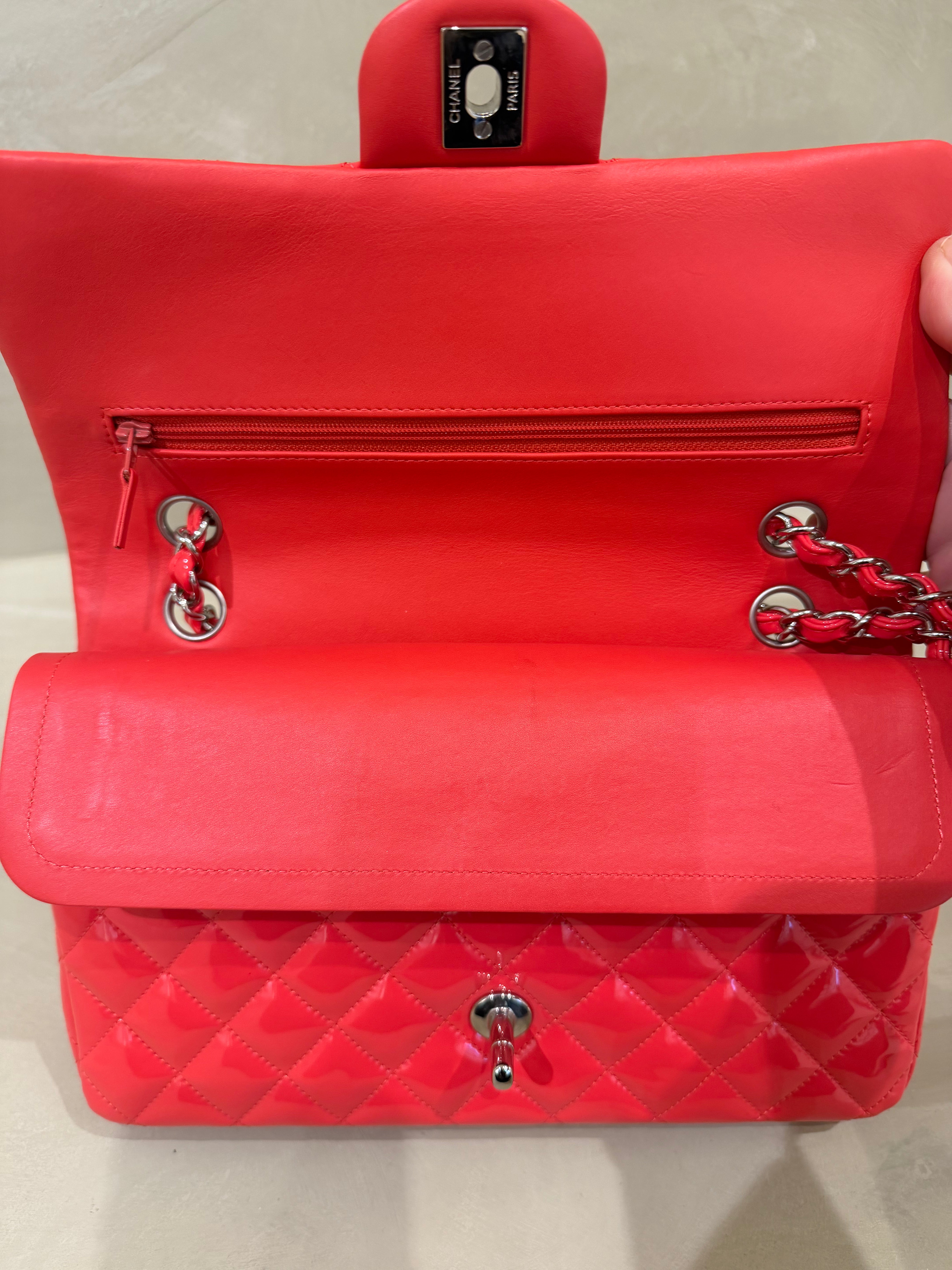 Chanel Medium Patent Classic Flap Bag
