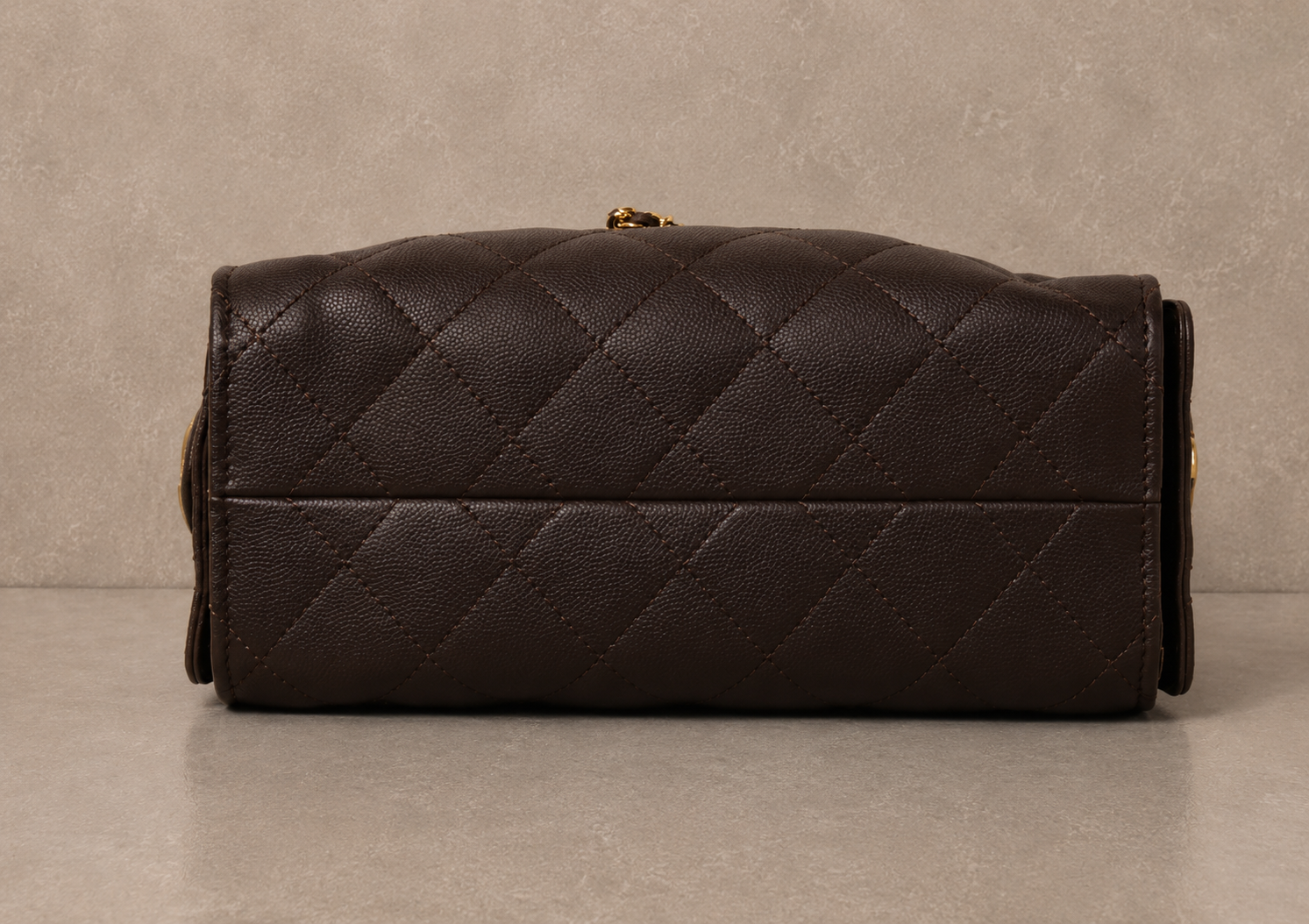 Chanel 25 Mini Brown Leather Bag