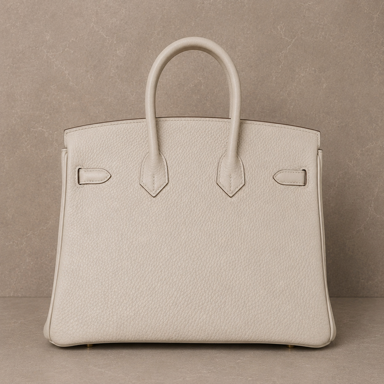 Hermes Birkin 25 Beton Togo Leather Bag