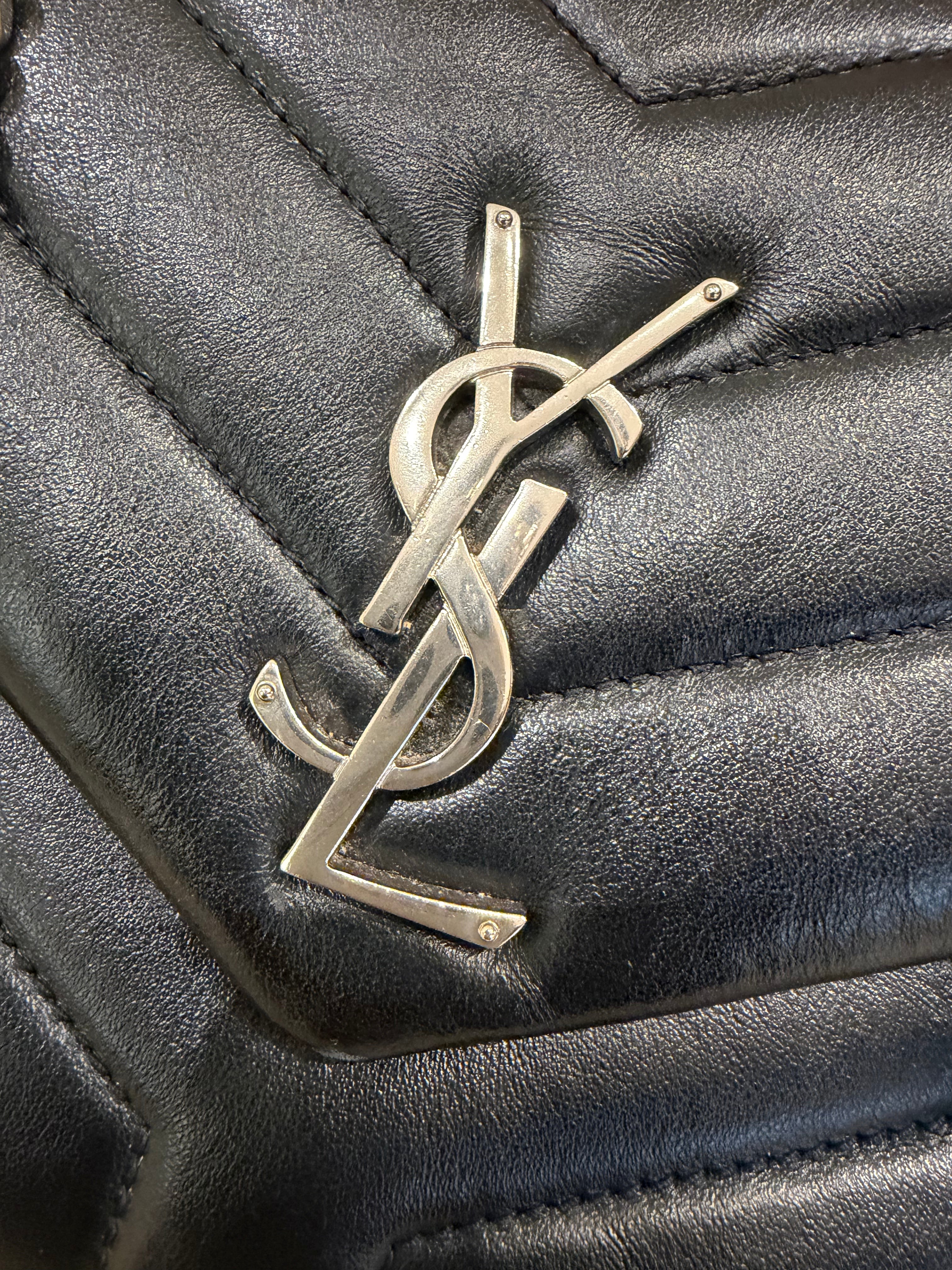 Saint Laurent (YSL) Medium Lou Lou Bag | Leather | Silver Hardware | Excellent