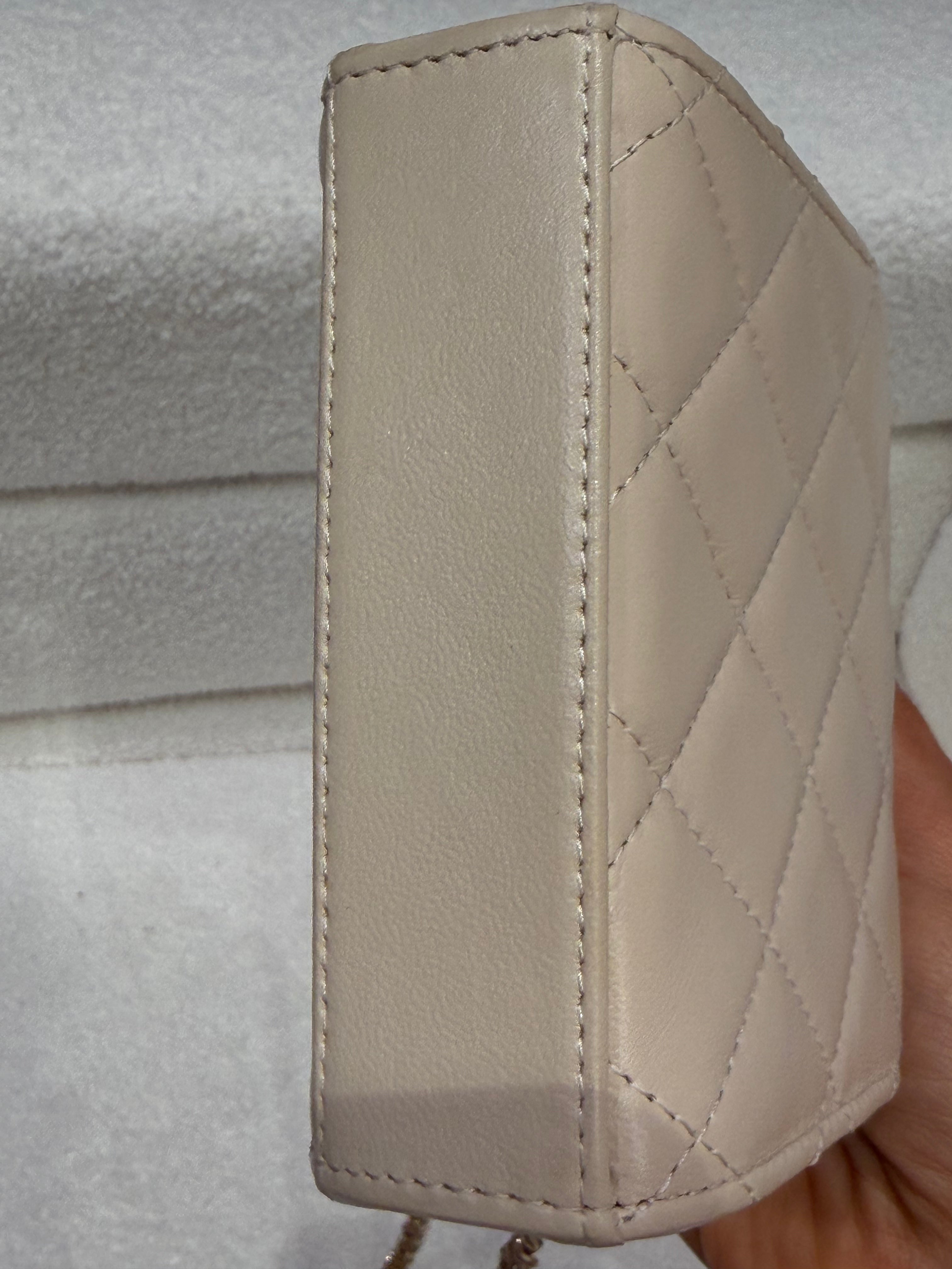 Chanel Top Handle Crossbody | Micro Mini | Lambskin Leather | Gold Hardware