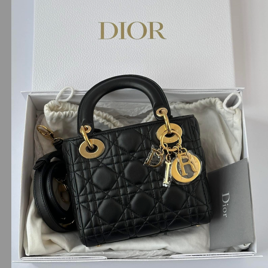 Lady Dior Mini Black Bag