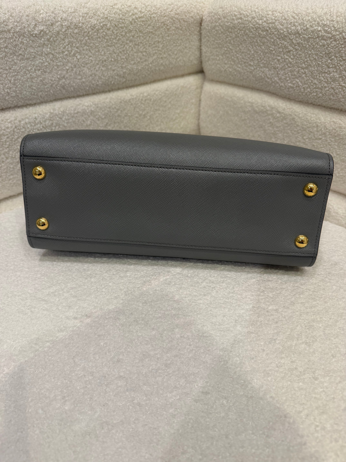 Prada Tote | Saffiano & Calf Leather / Marmo | Pristine