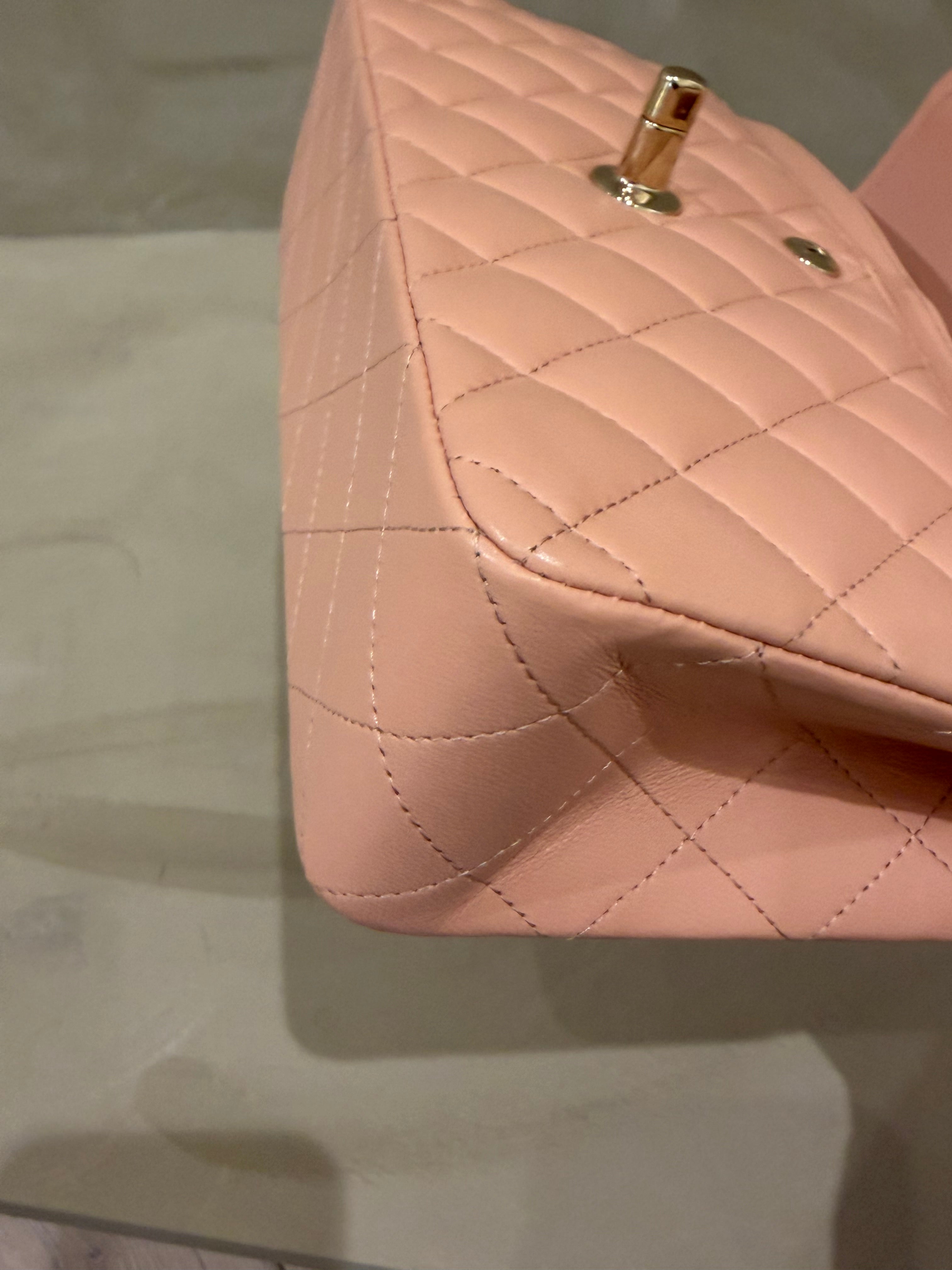 Chanel Classic Flap Peach