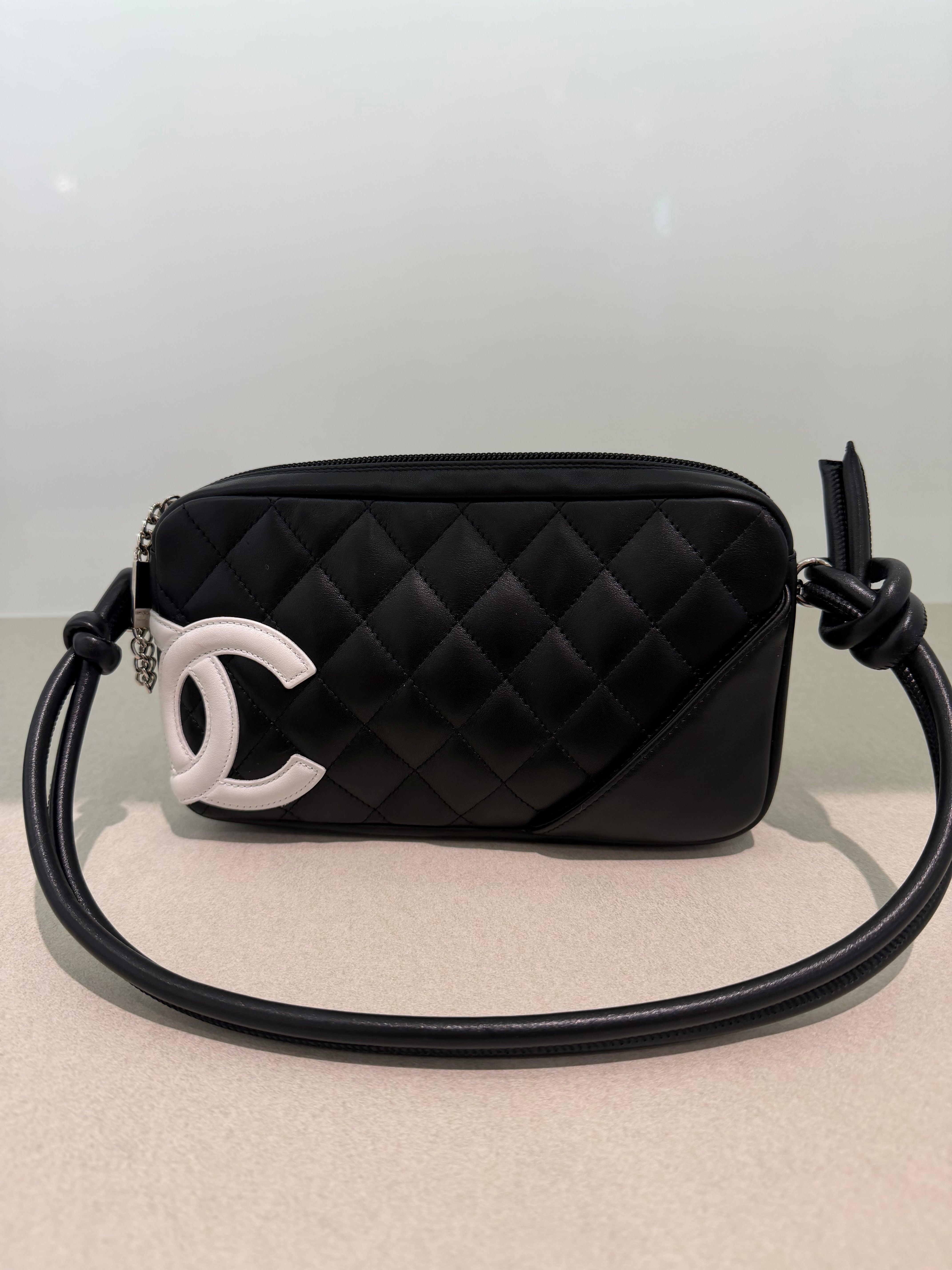 Chanel Cambon | Black & White Lambskin | Silver Hardware | Pristine Condition