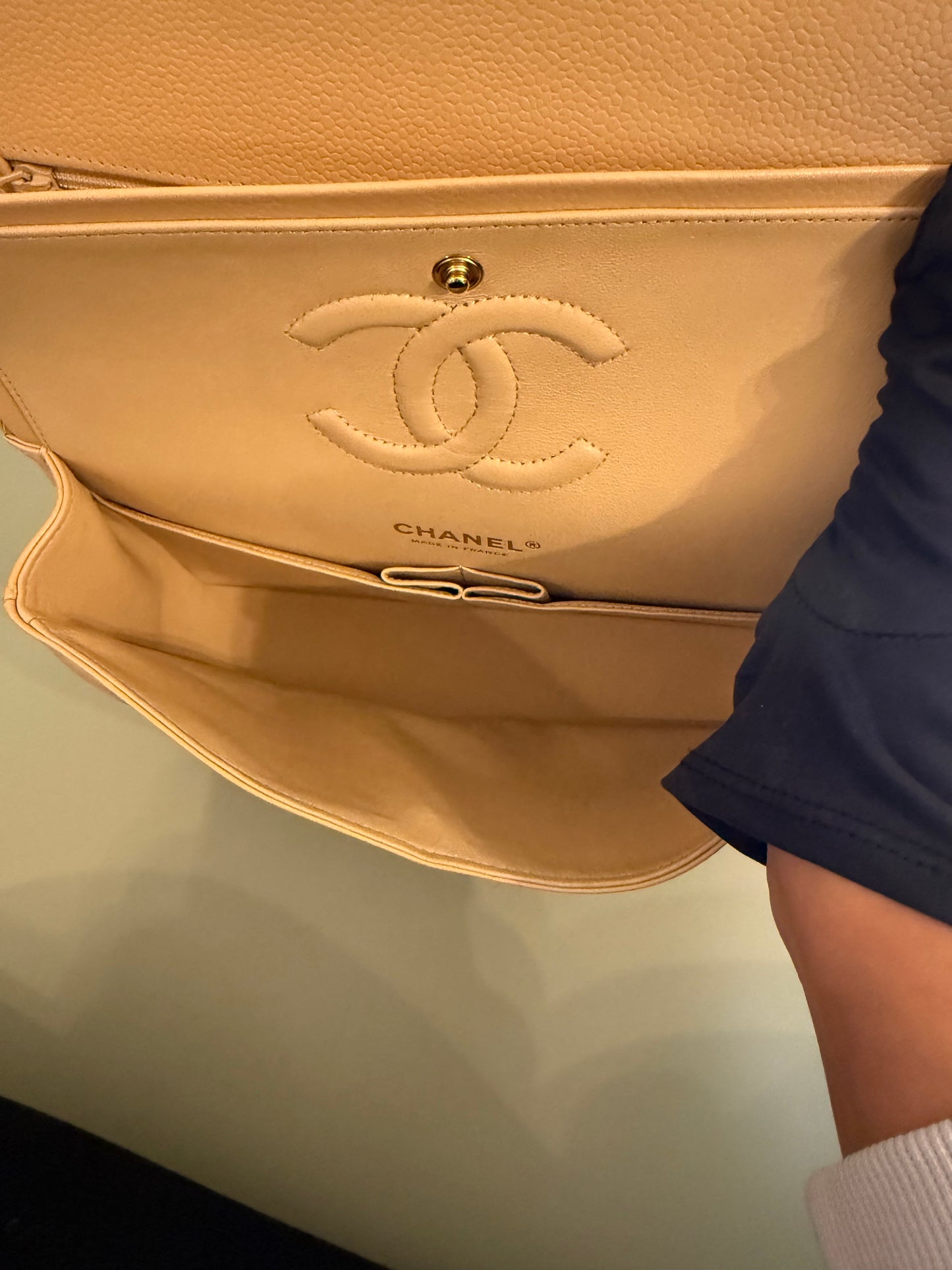 Chanel medium Beige Classic Flap