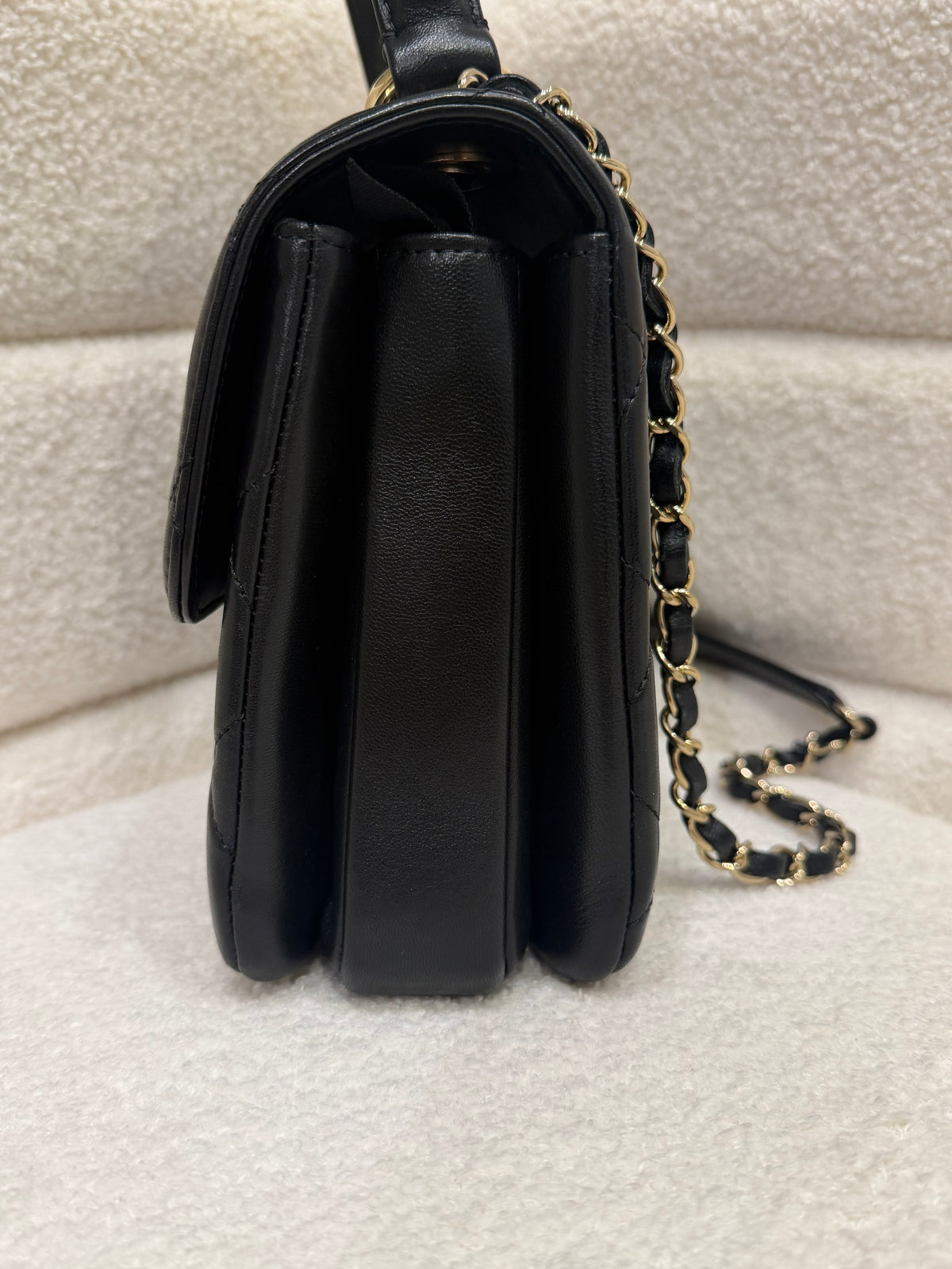 Chanel Trendy | Small | Black Lambskin | Gold Hardware | Excellent
