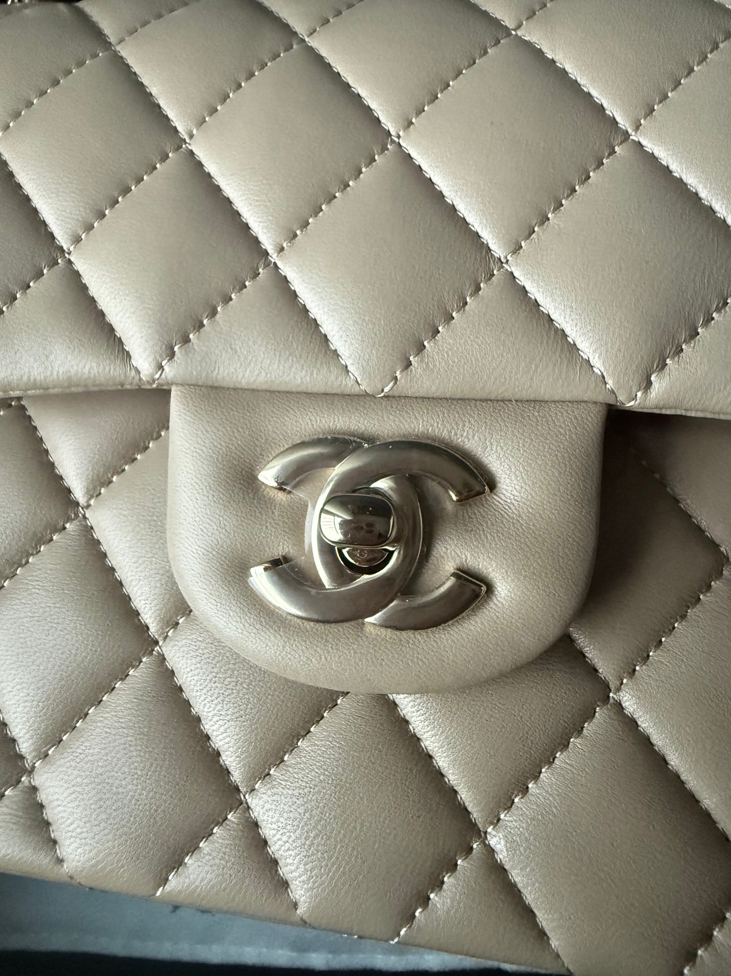 Chanel Small Classic Flap Beige