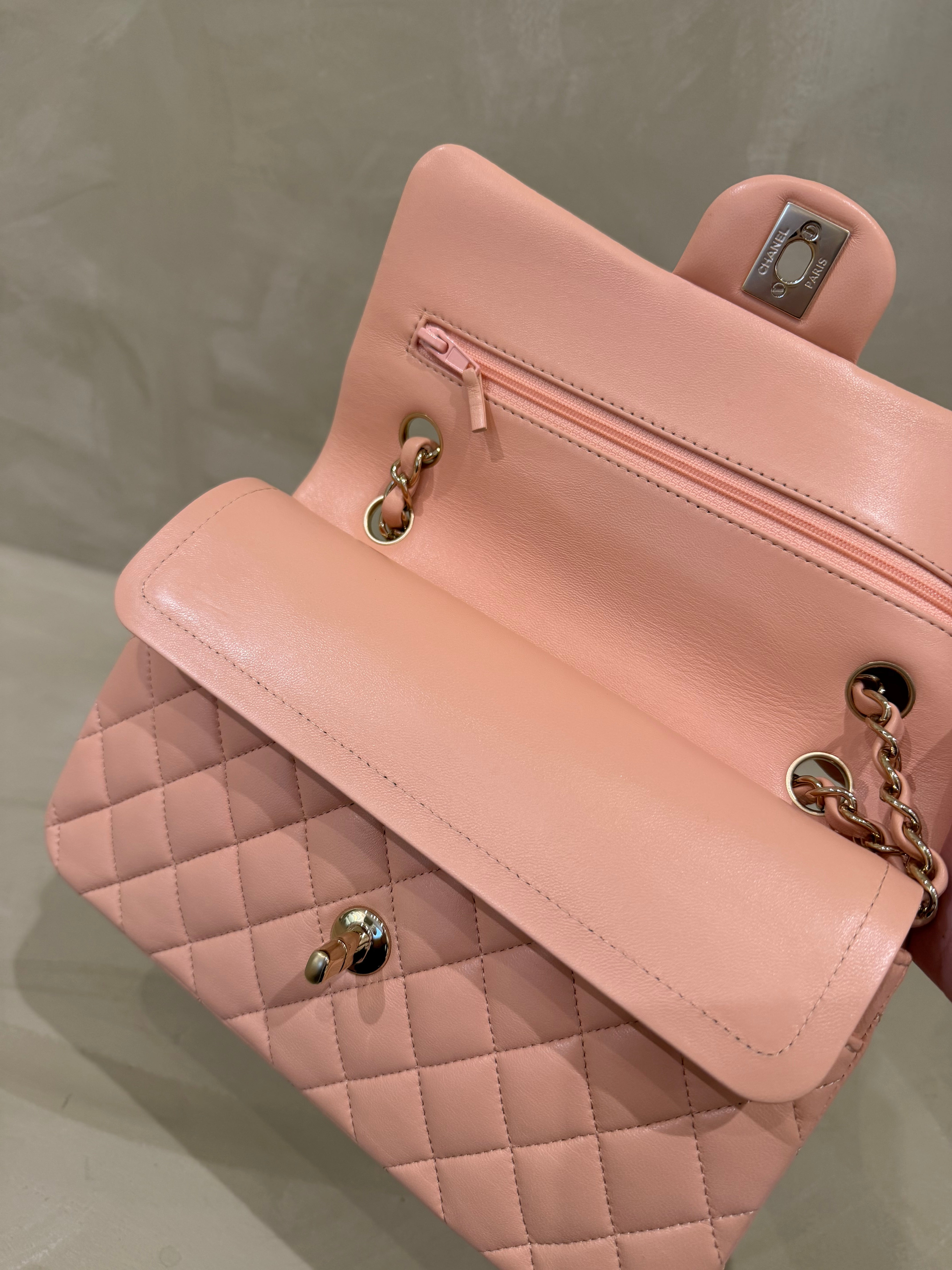 Chanel Classic Flap Peach