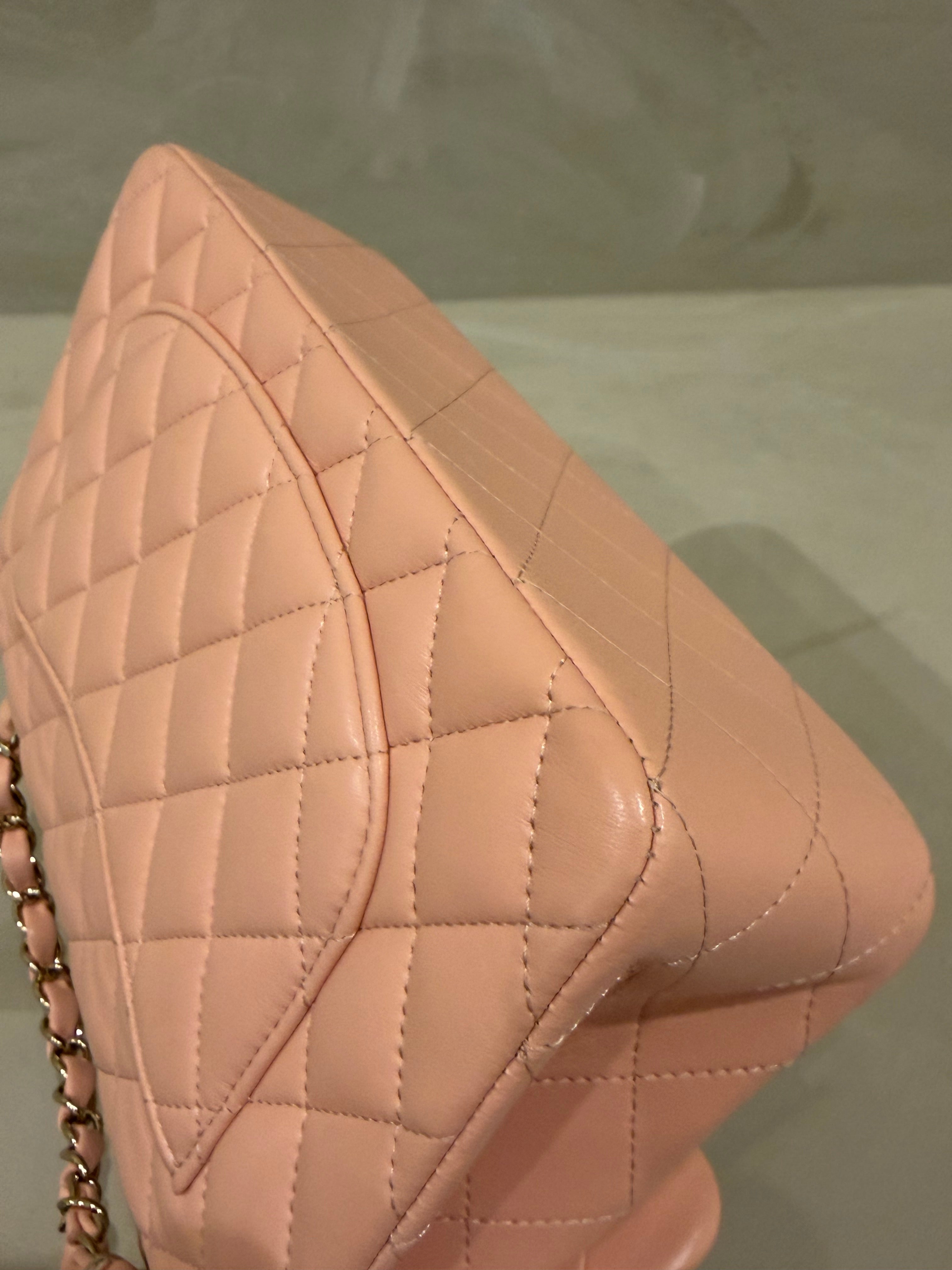 Chanel Classic Flap Peach