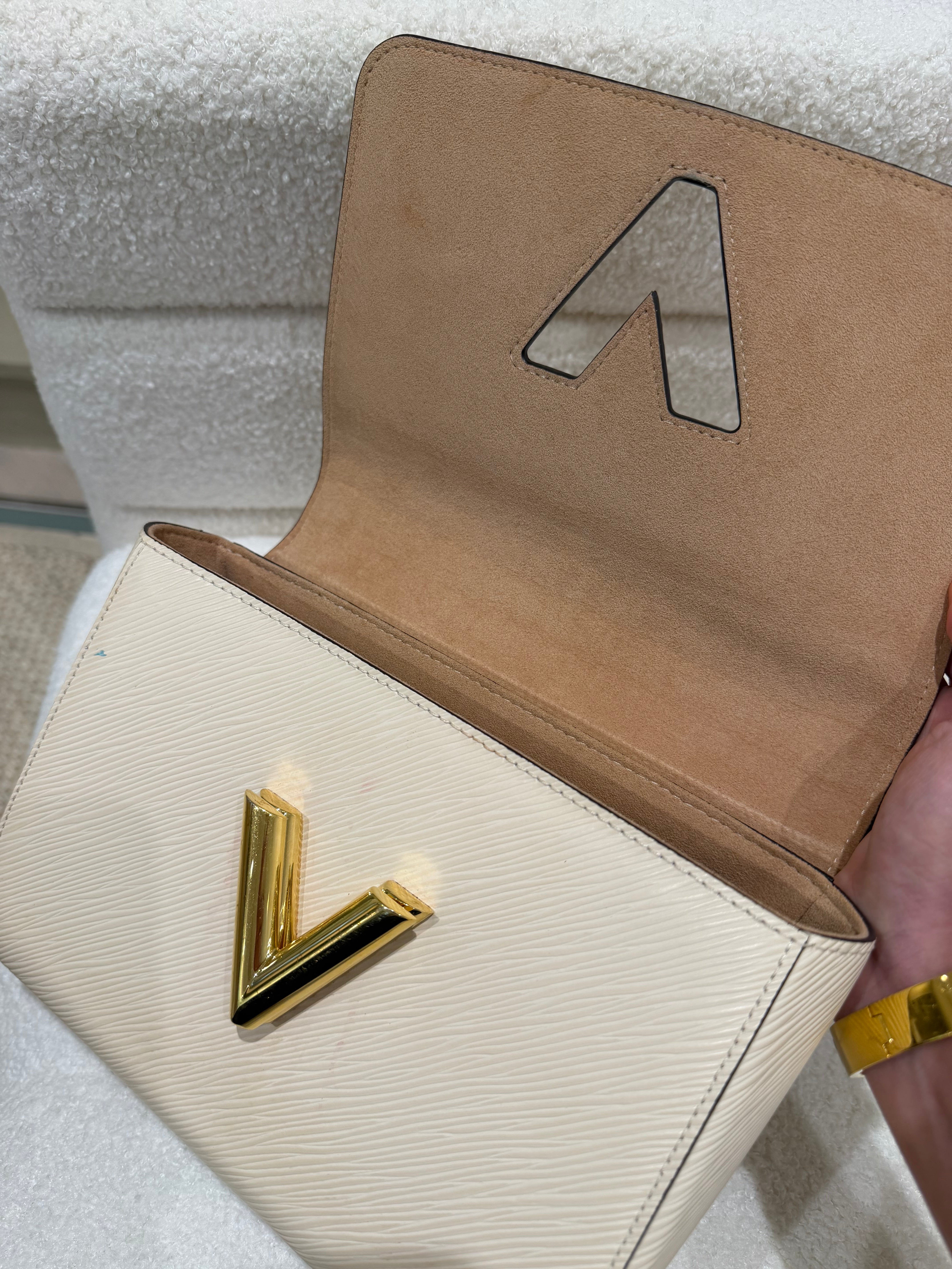 Louis Vuitton Twist | Cream & Tan | Gold Hardware | Good