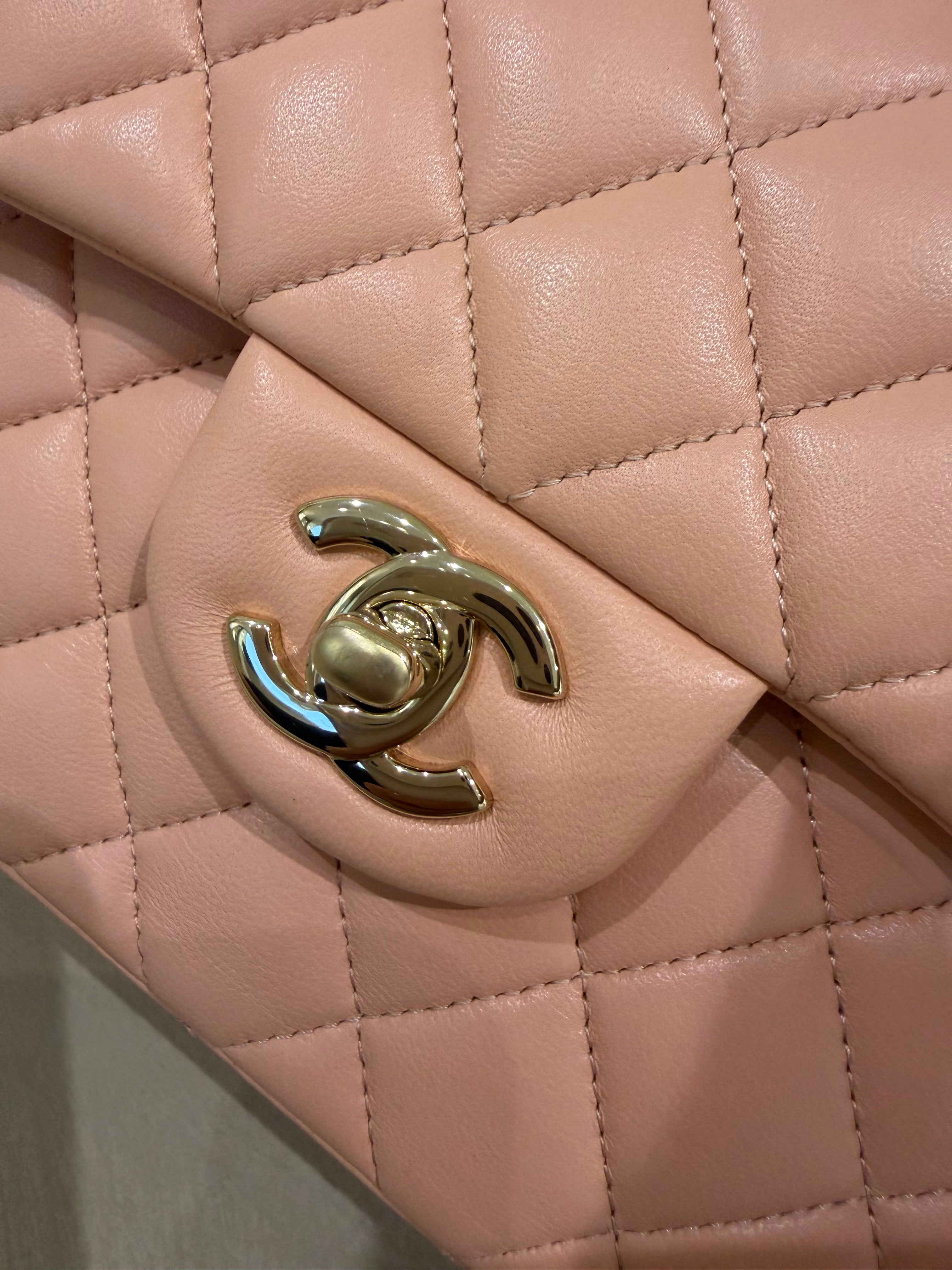 Chanel Classic Flap Peach
