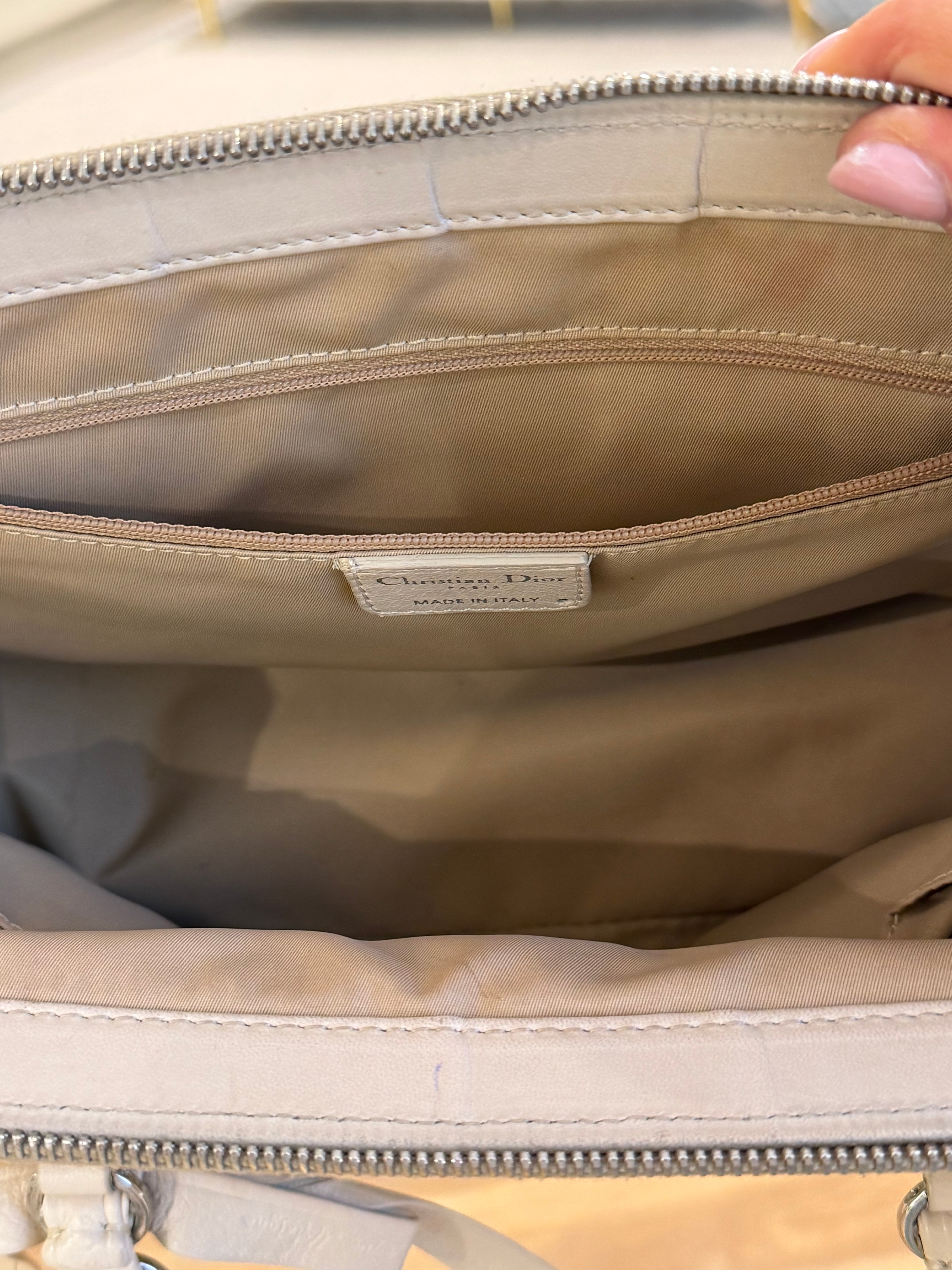 Dior Y2K Romantique Trotter Shoulder Bag – Beige Monogram Canvas & Leather(reserved)