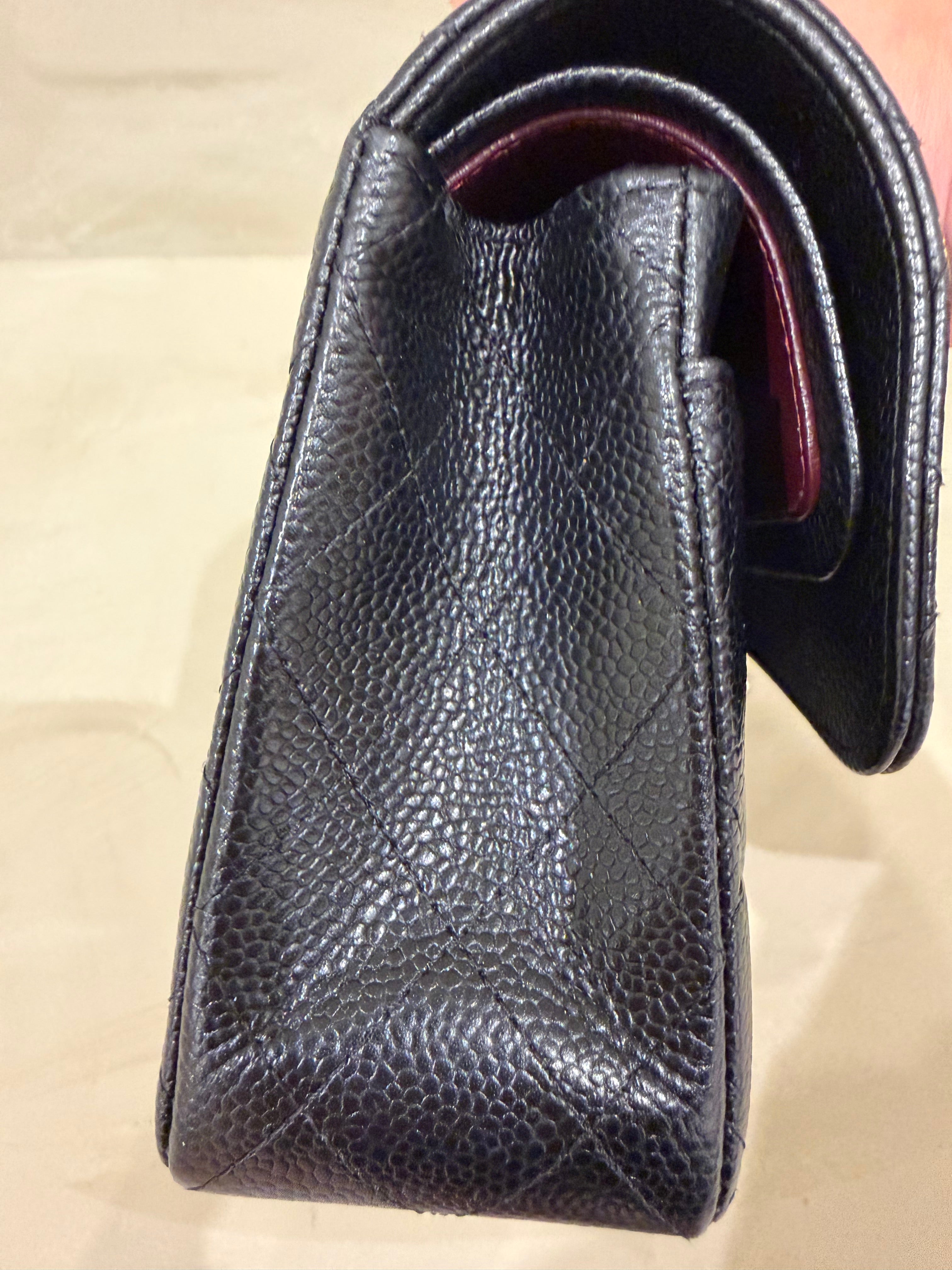 Chanel Small Classic Caviar Flap Black