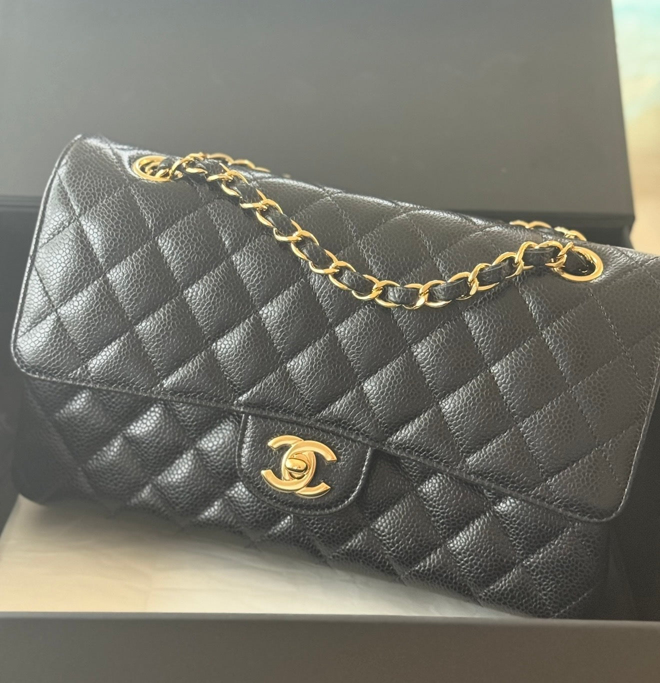 Chanel Medium Caviar Classic Flap Bag
