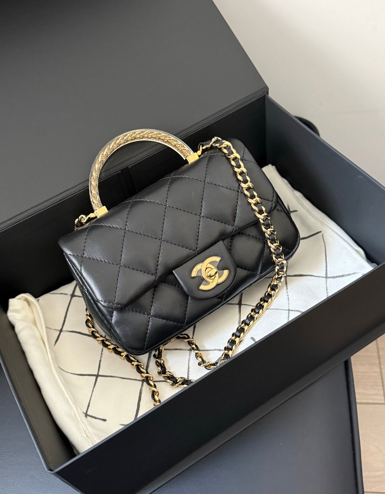 Chanel Mini Top Handle Bag